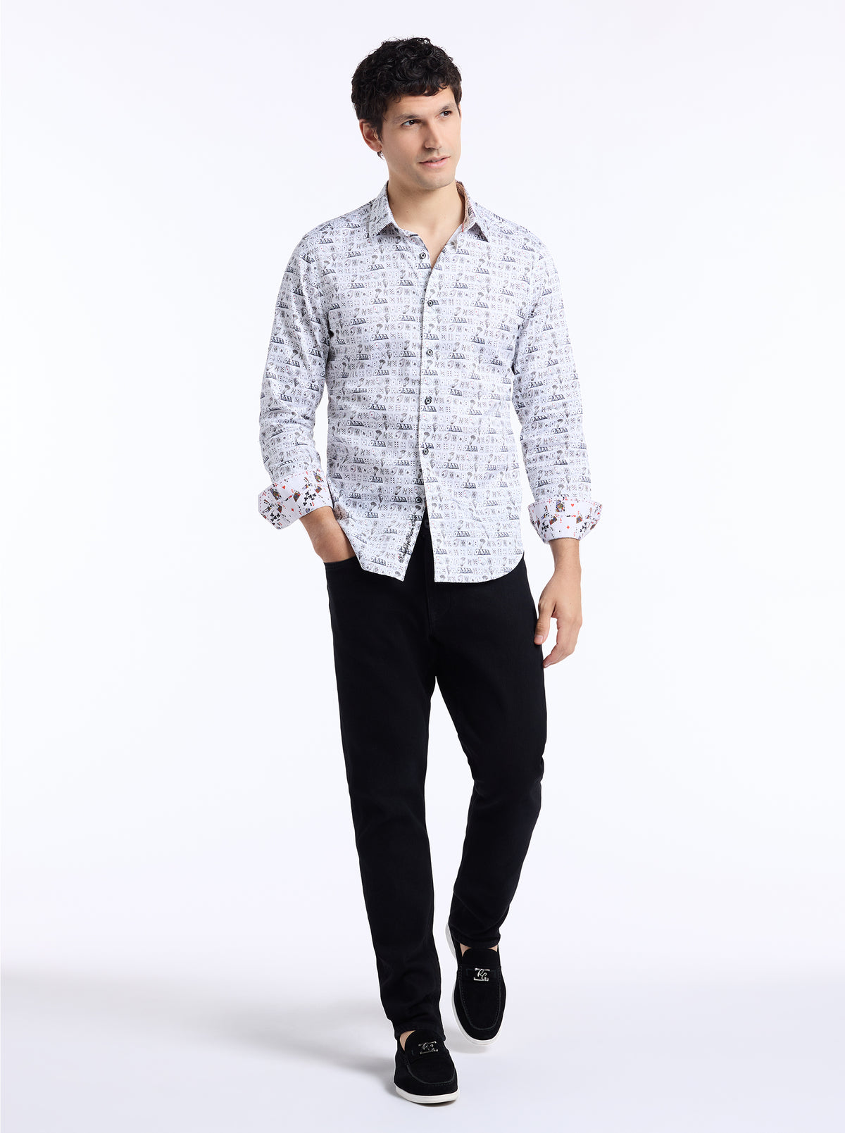 52 PICK UP LONG SLEEVE BUTTON DOWN SHIRT BIG
