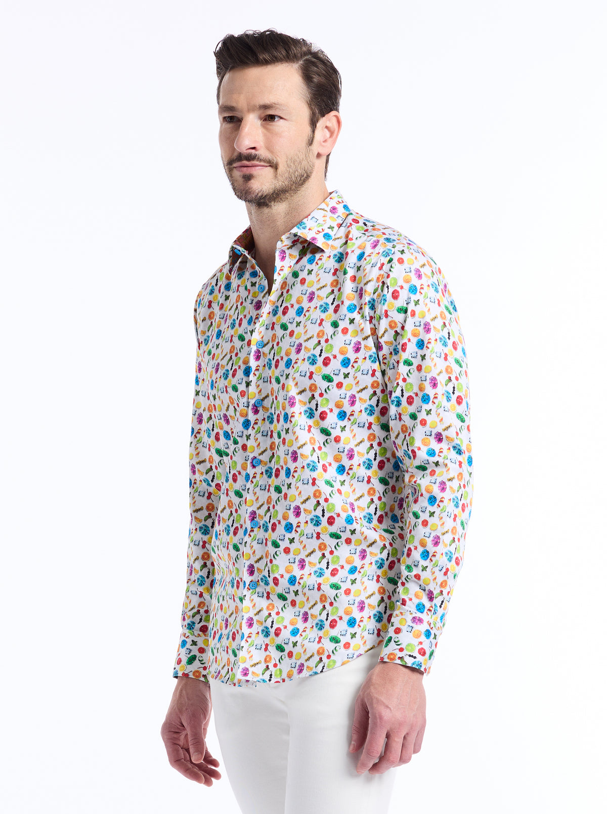 GARNISH LONG SLEEVE BUTTON DOWN SHIRT BIG