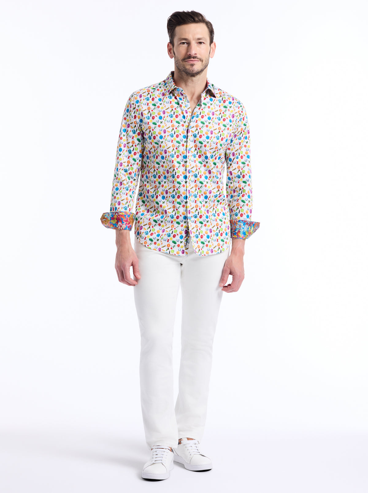 GARNISH LONG SLEEVE BUTTON DOWN SHIRT BIG