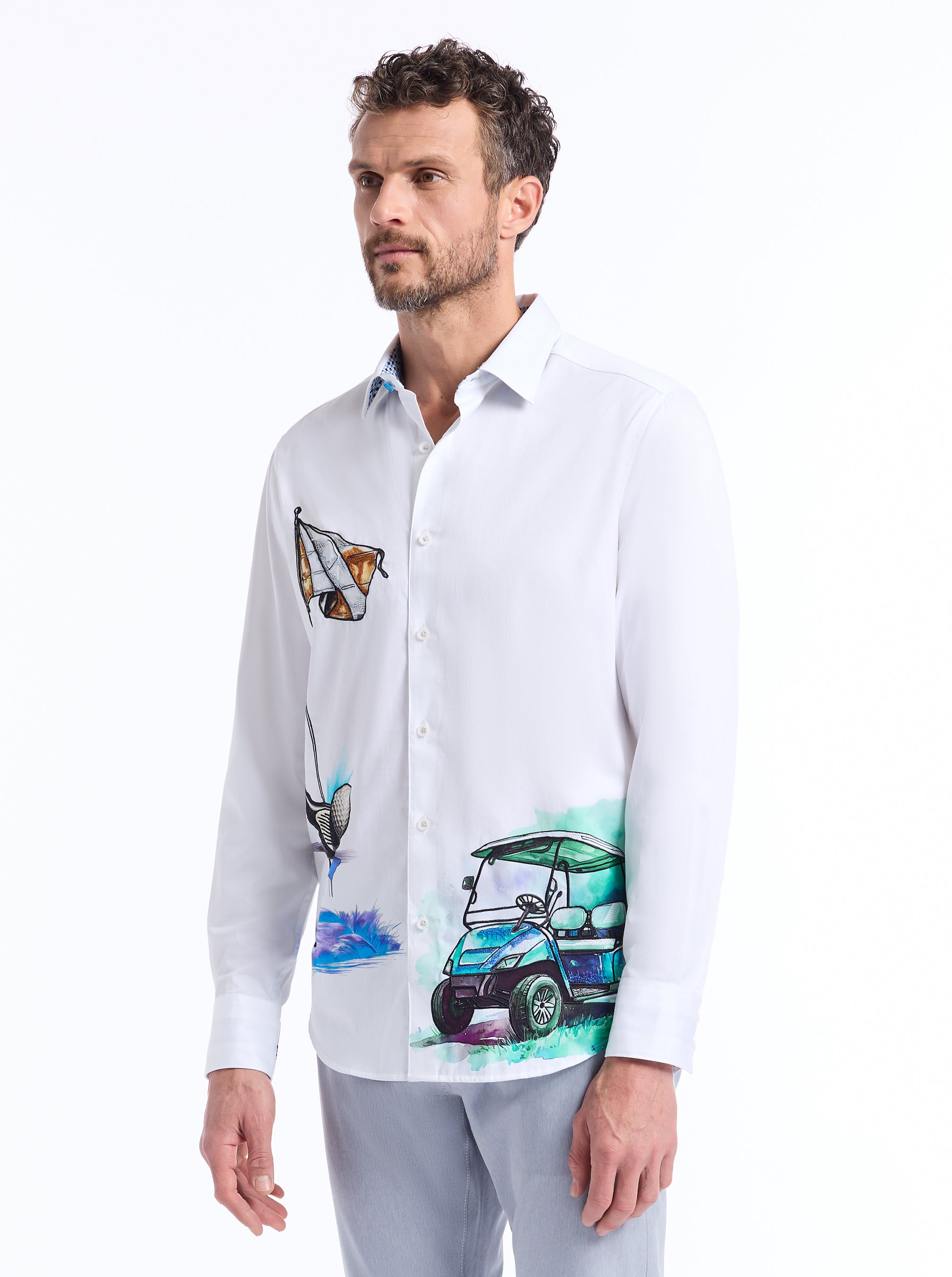 GENESIS LONG SLEEVE BUTTON DOWN SHIRT