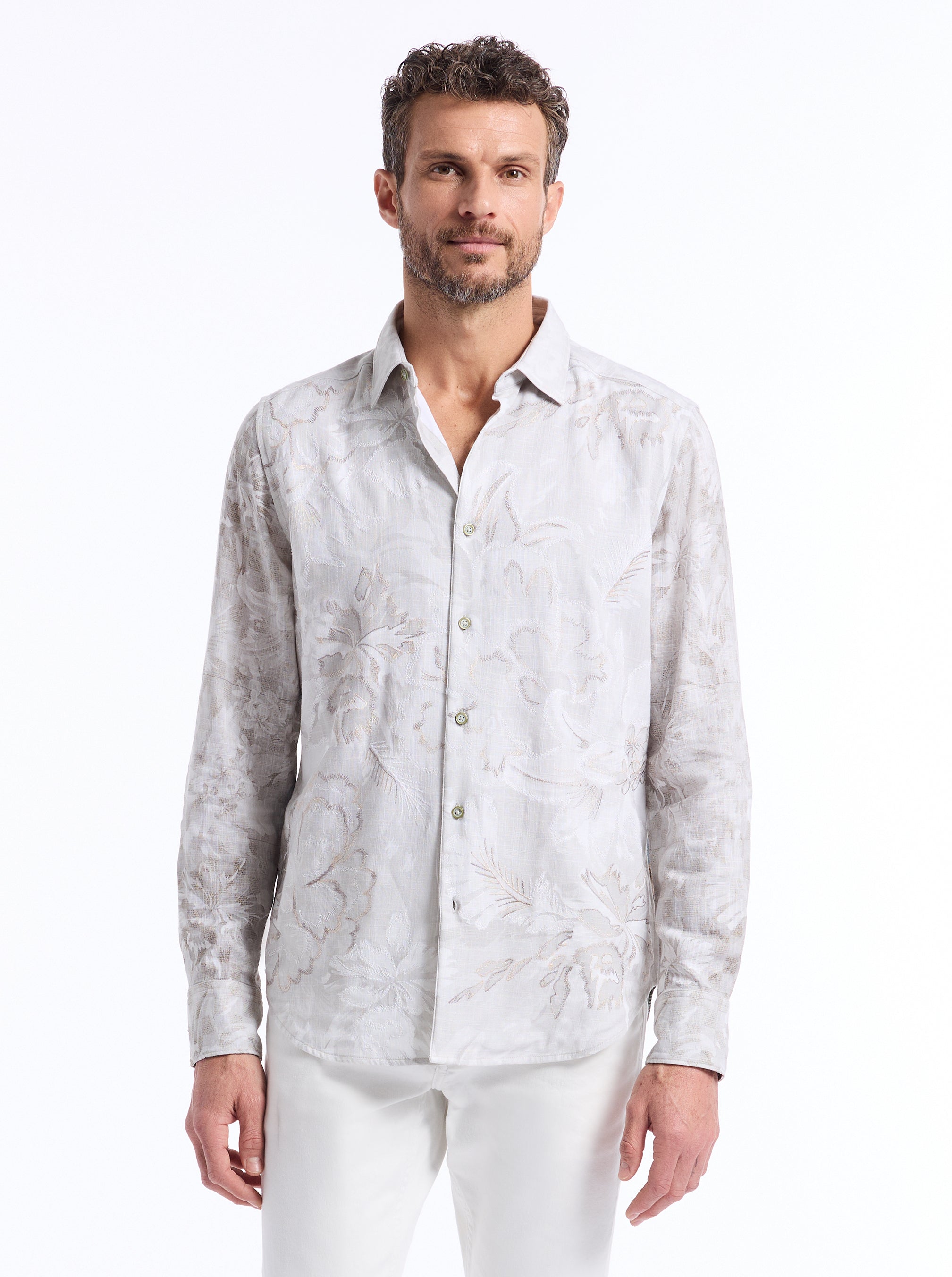 SAND CRUISER LONG SLEEVE BUTTON DOWN SHIRT