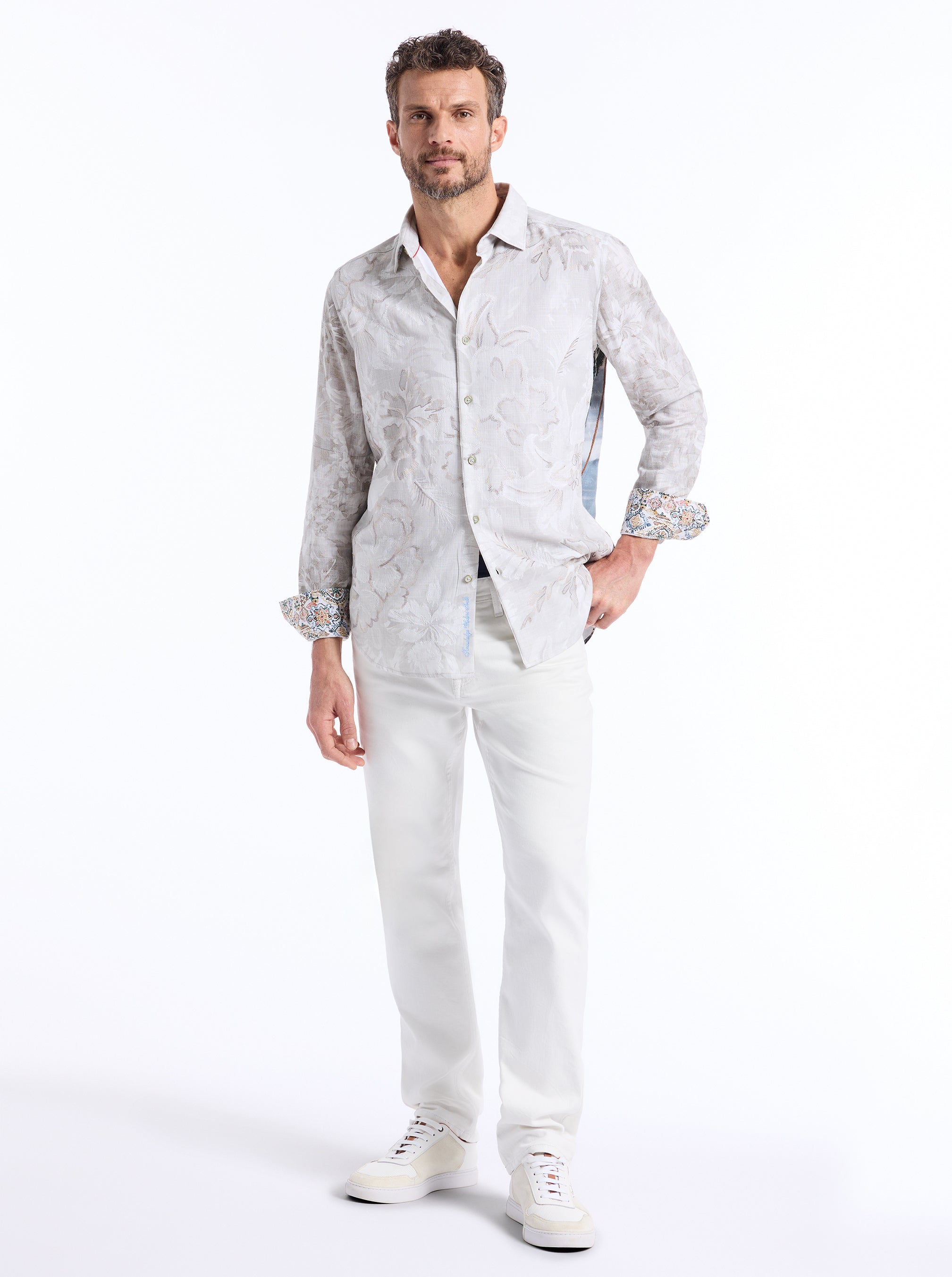 SAND CRUISER LONG SLEEVE BUTTON DOWN SHIRT