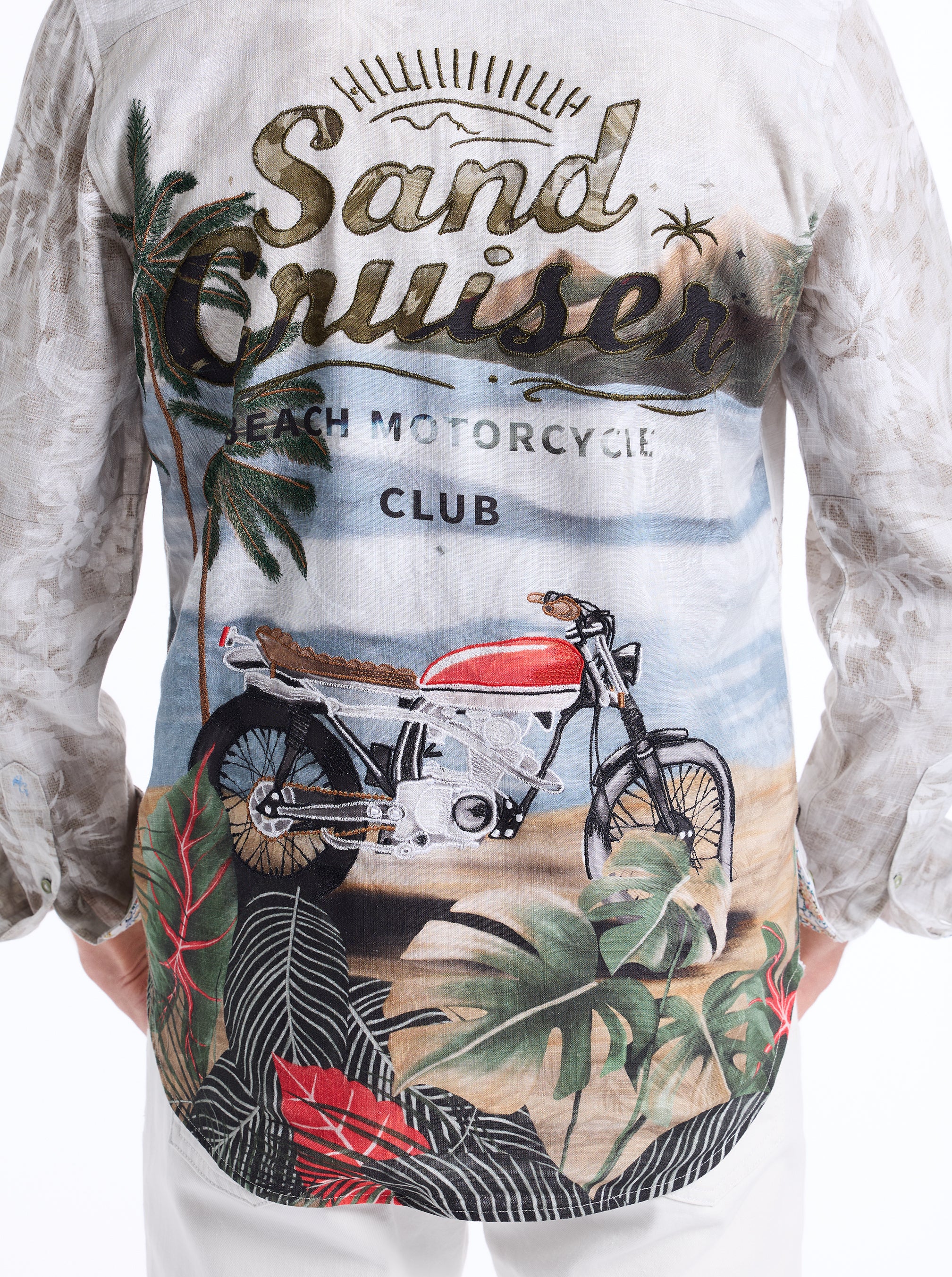 SAND CRUISER LONG SLEEVE BUTTON DOWN SHIRT