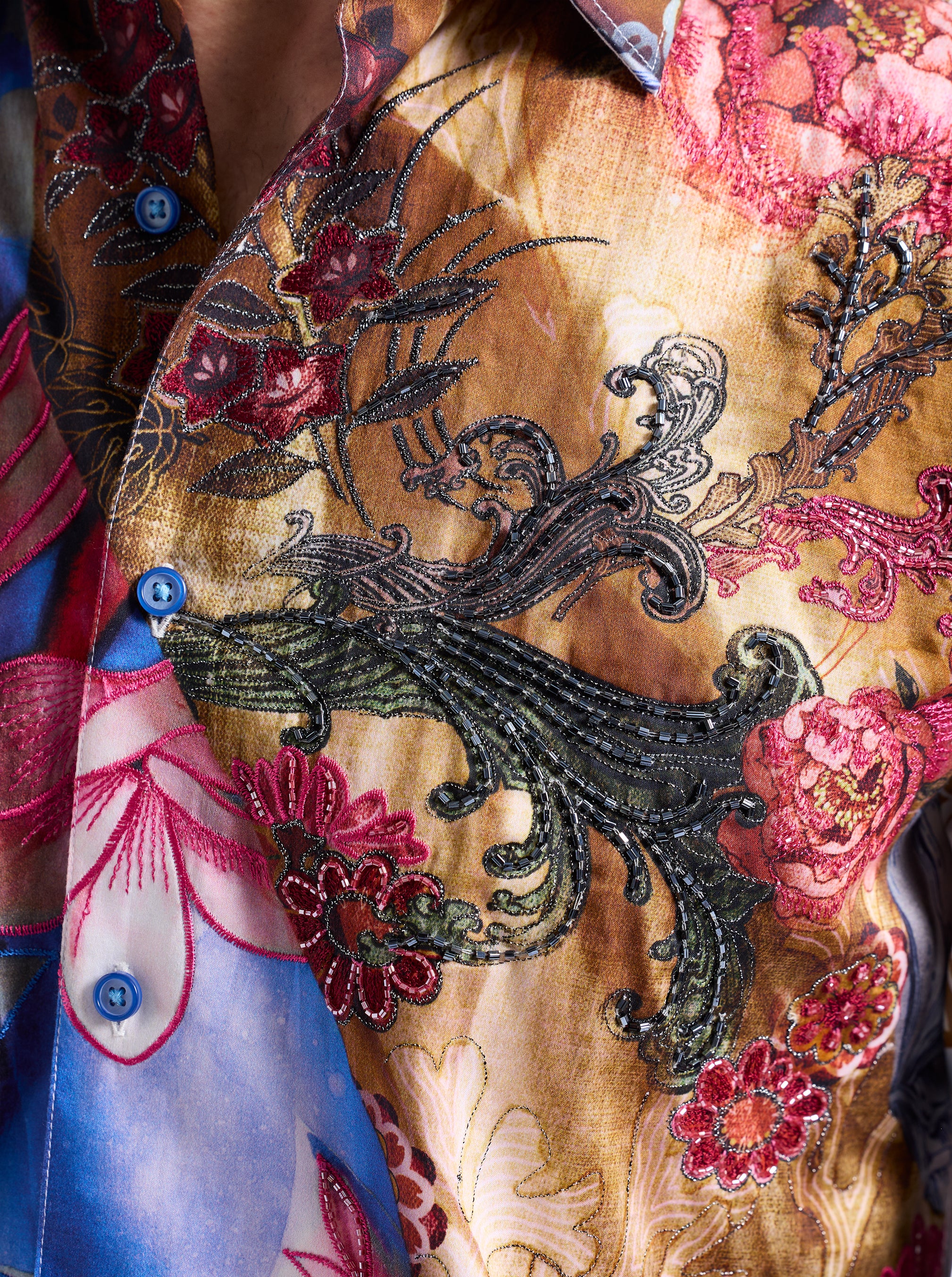 MENDIBURU LONG SLEEVE BUTTON DOWN SHIRT