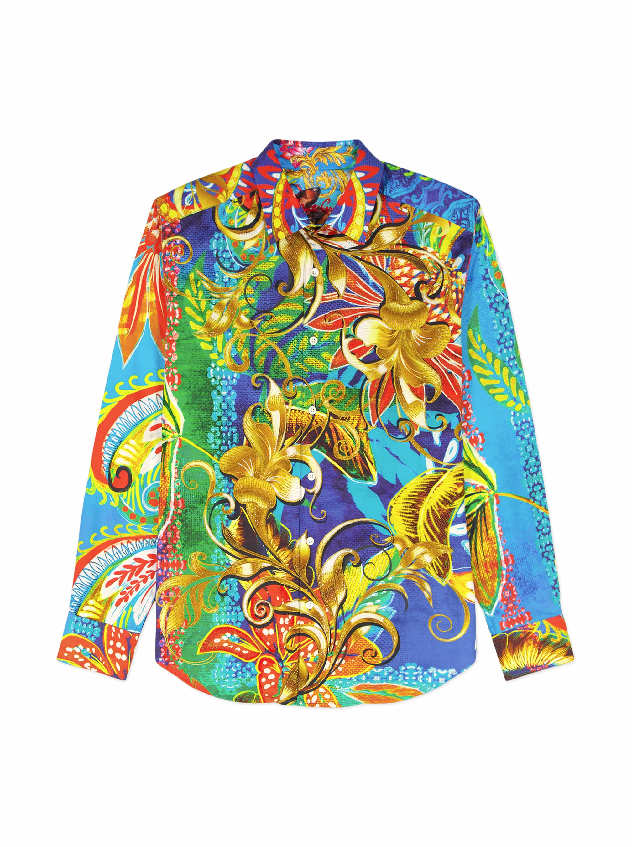 LIMITED EDITION BARSS IN BLOOM LONG SLEEVE BUTTON DOWN SHIRT