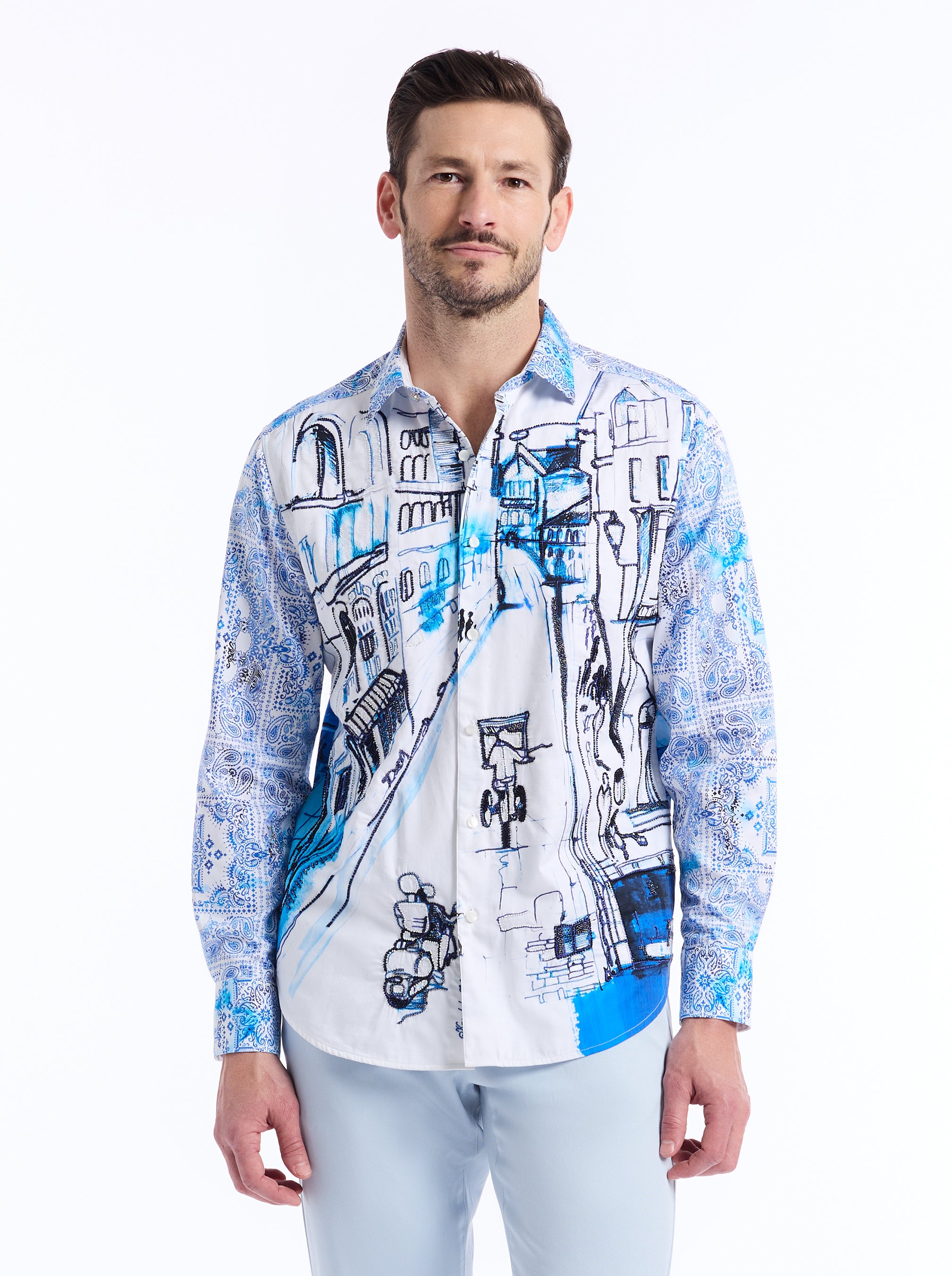 LIMITED EDITION CROWTHER CITY LONG SLEEVE BUTTON DOWN SHIRT