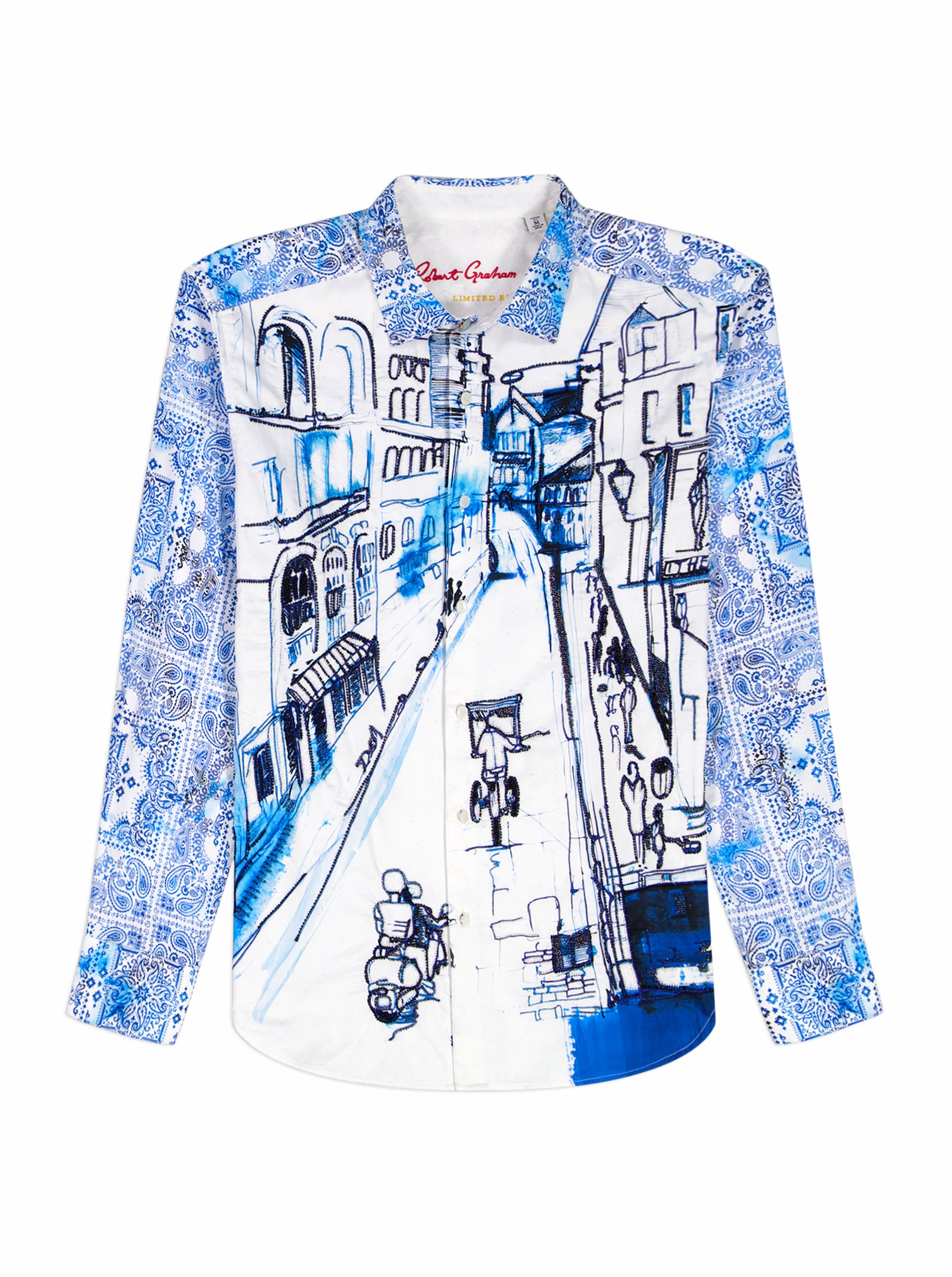 LIMITED EDITION CROWTHER CITY LONG SLEEVE BUTTON DOWN SHIRT