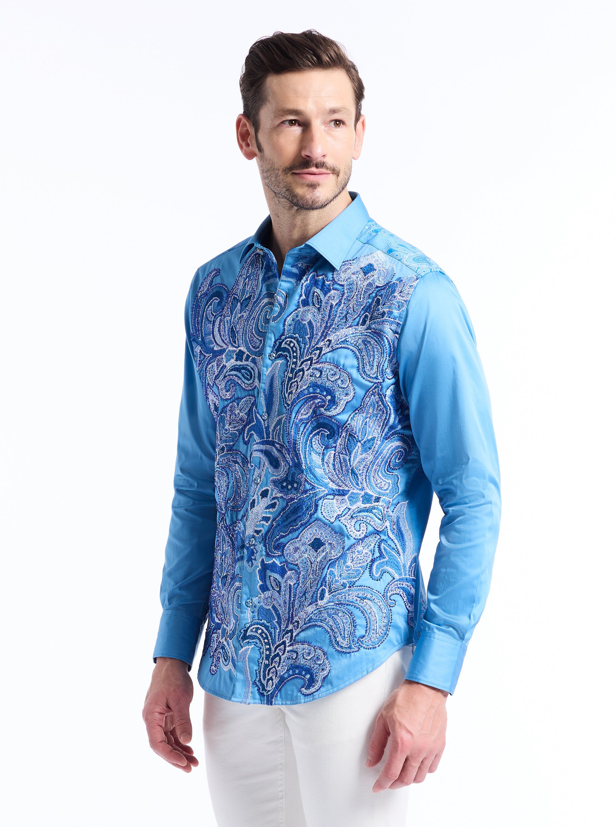 LIMITED EDITION J. SCOTT'S WORLD LONG SLEEVE BUTTON DOWN SHIRT
