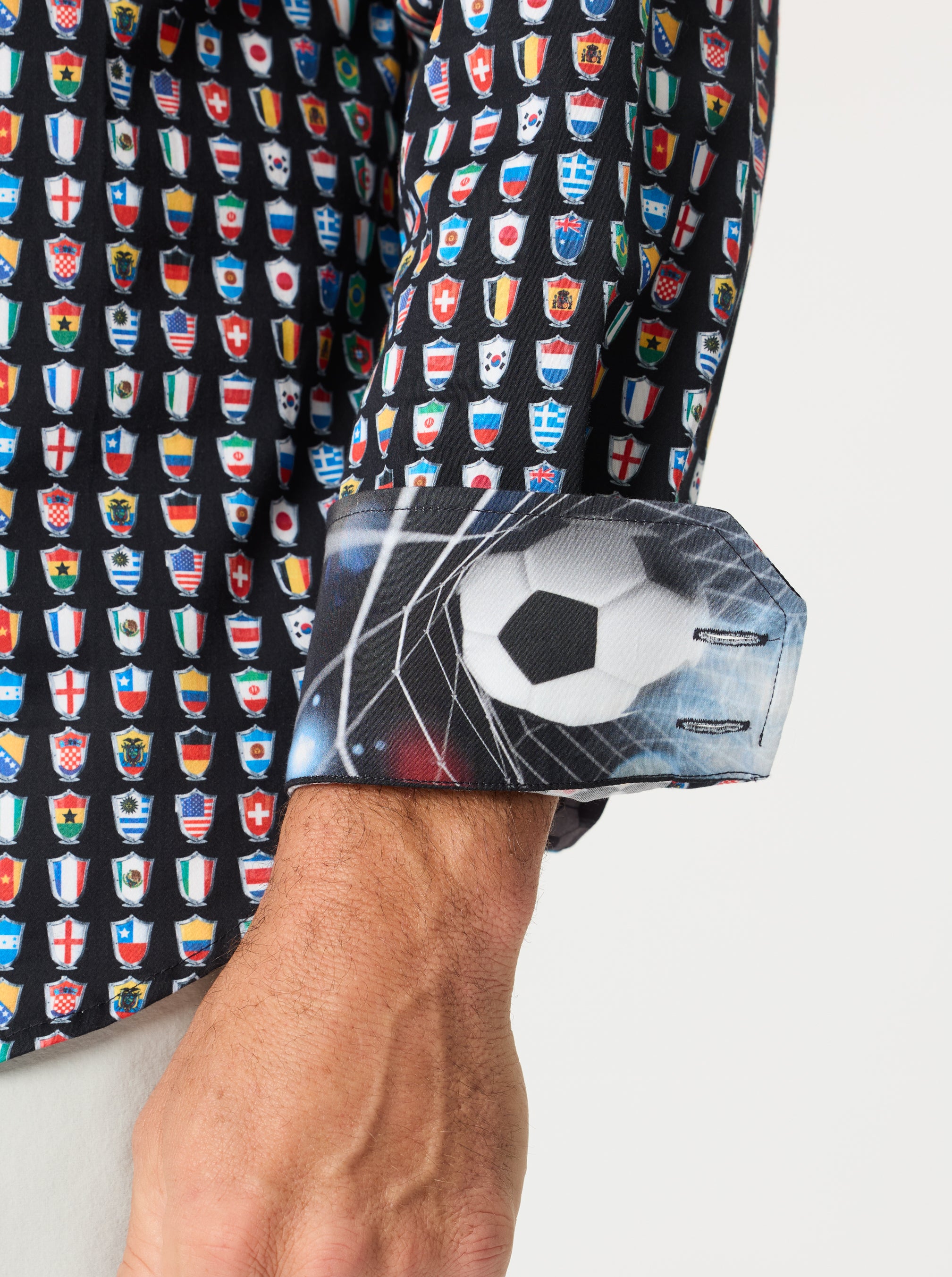 FOR THE WIN LONG SLEEVE BUTTON DOWN SHIRT