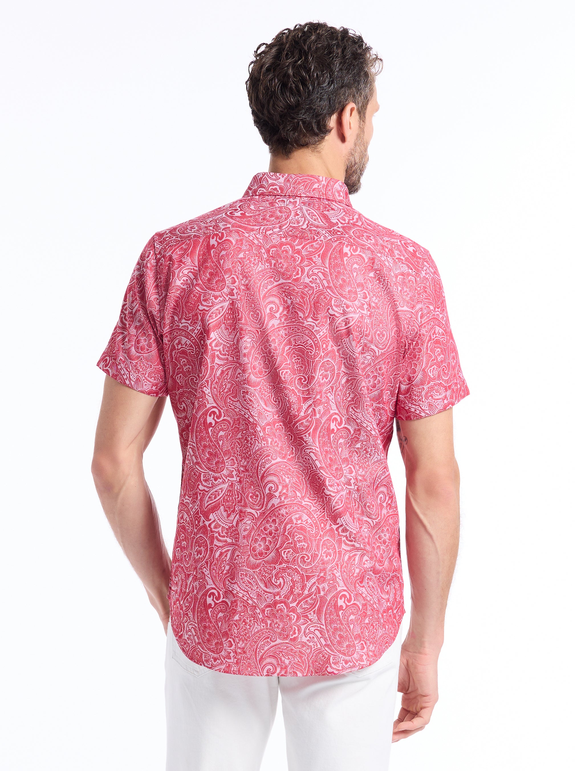 HUDSON SHORT SLEEVE BUTTON DOWN SHIRT