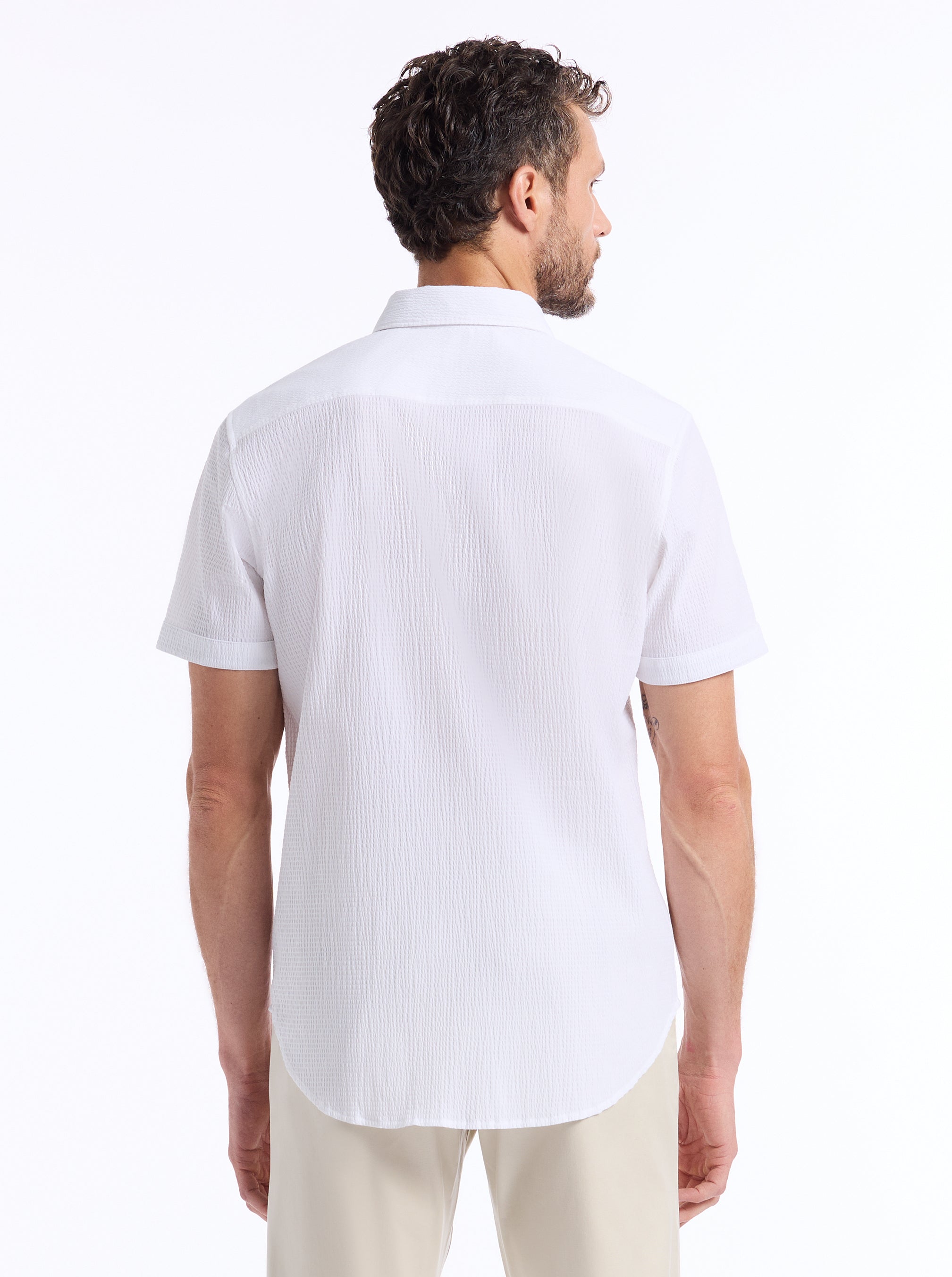 THRESHER SHORT SLEEVE BUTTON DOWN SHIRT