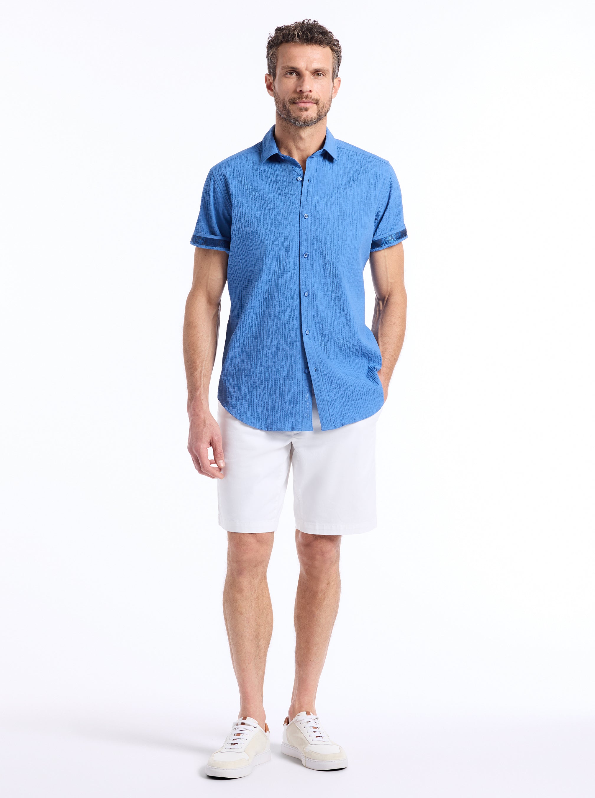 THRESHER SHORT SLEEVE BUTTON DOWN SHIRT