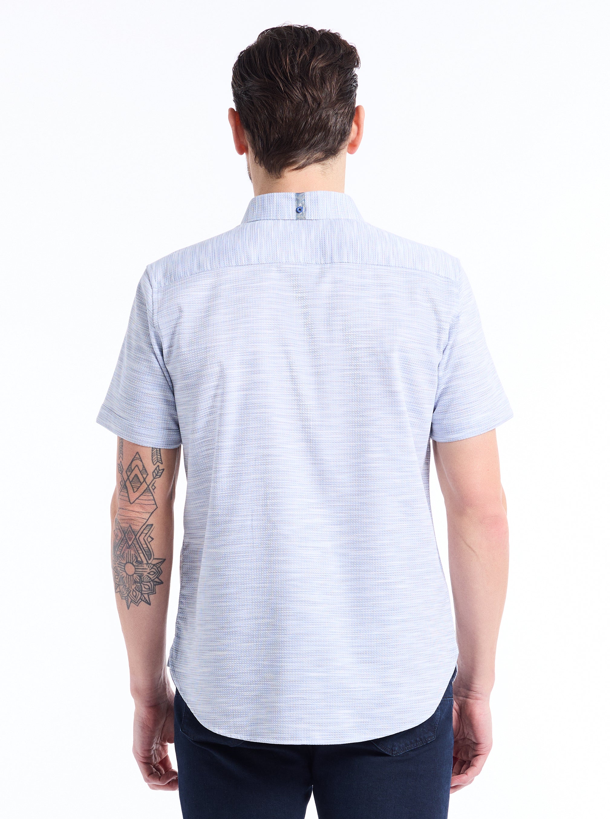 CASTRO SHORT SLEEVE BUTTON DOWN SHIRT