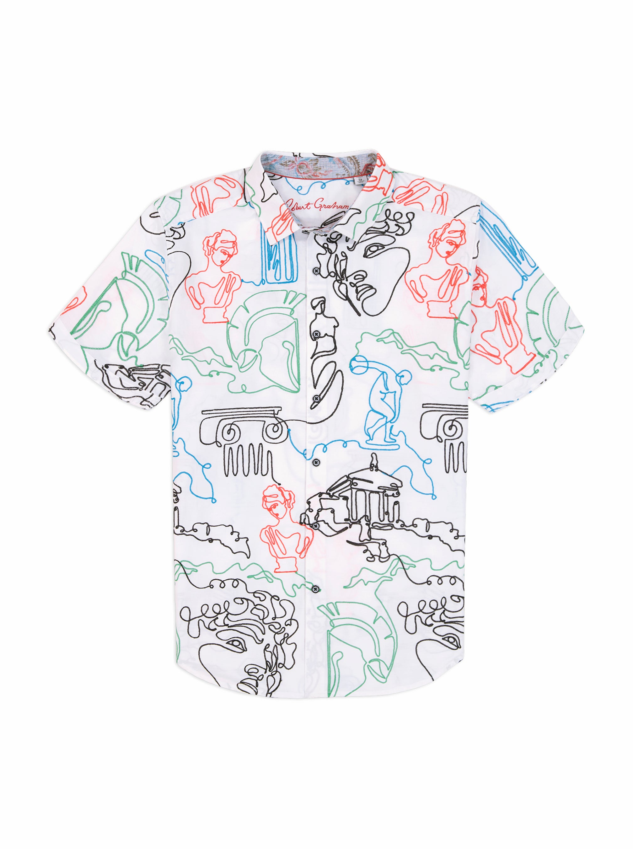ARISTOTLE SHORT SLEEVE BUTTON DOWN SHIRT