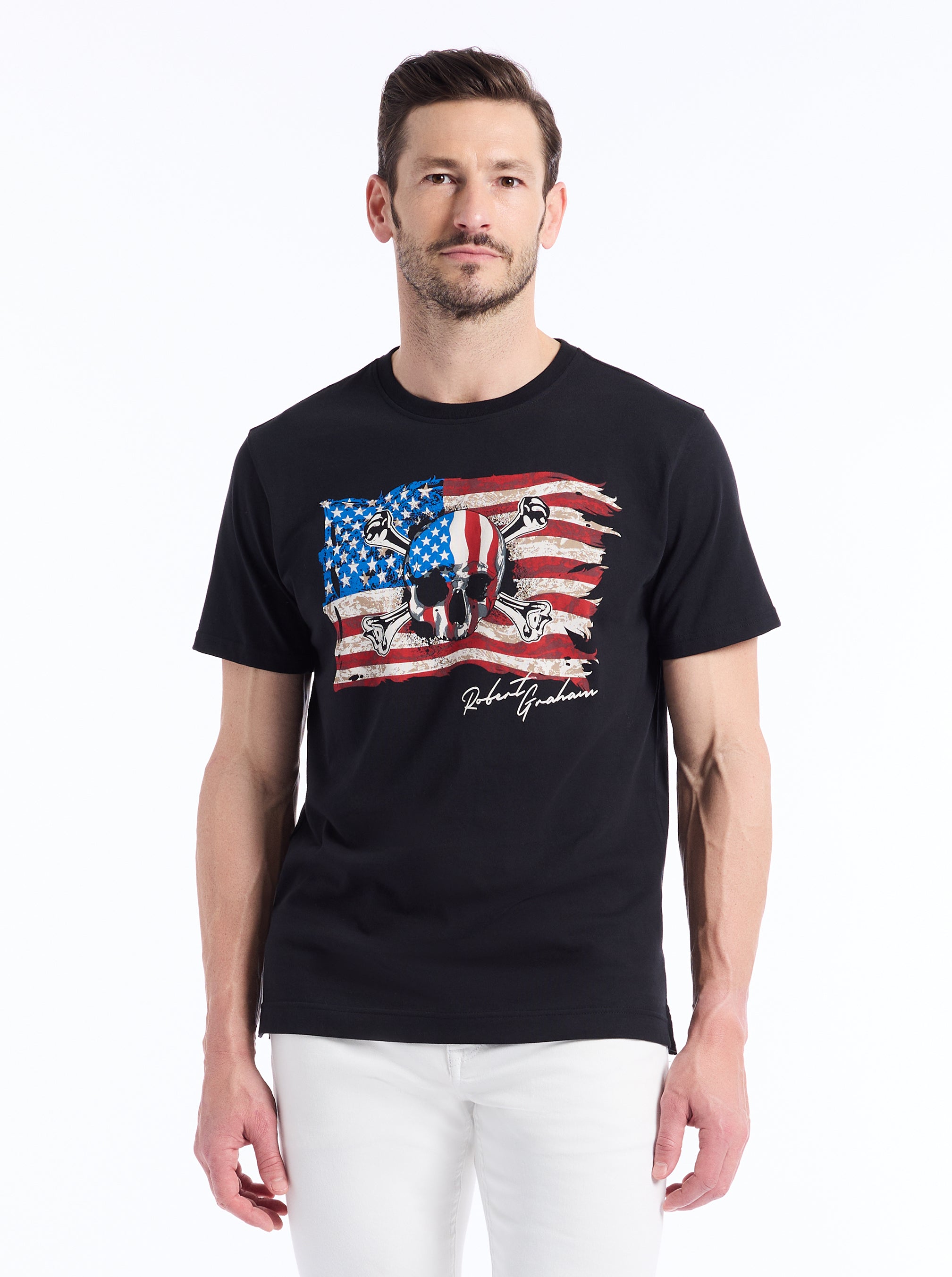 SKULL FLAG SHORT SLEEVE T-SHIRT