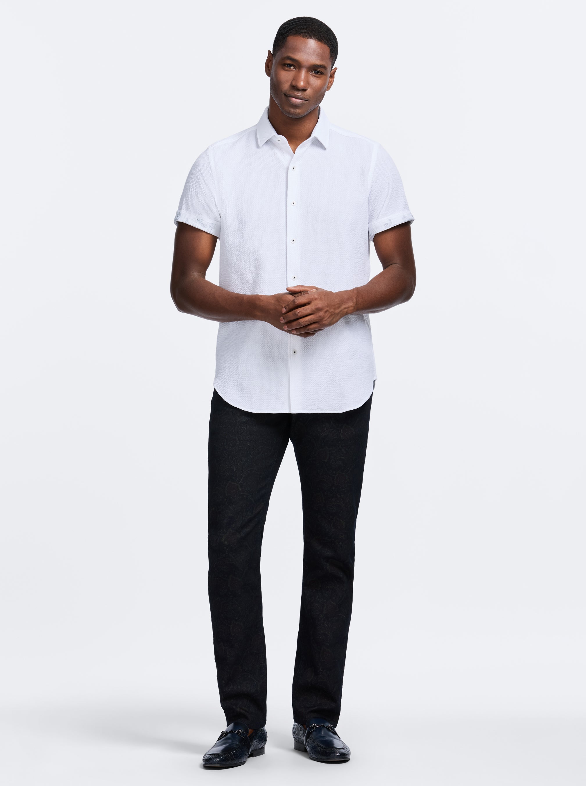 REID SHORT SLEEVE BUTTON DOWN SHIRT