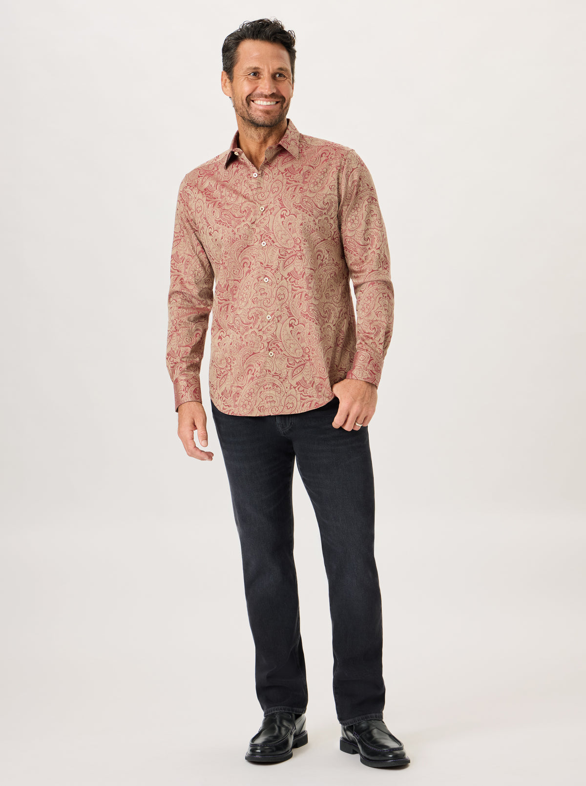 HUDSON LONG SLEEVE BUTTON DOWN SHIRT