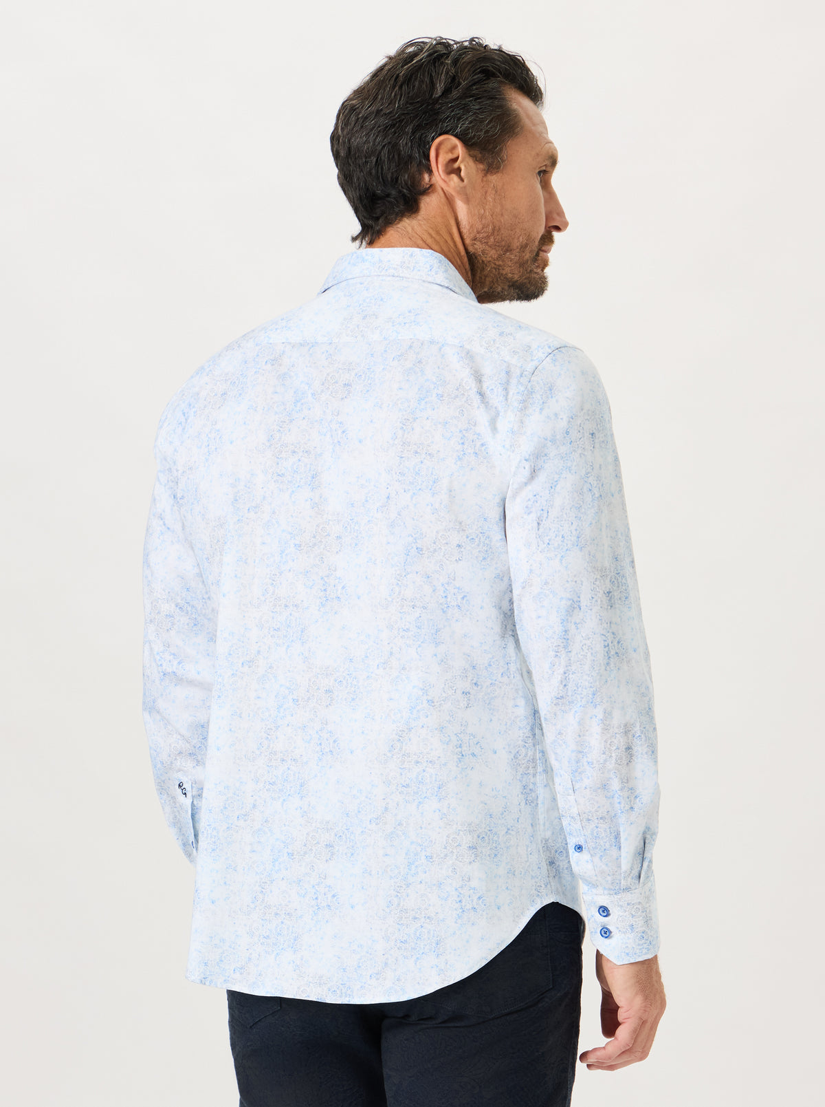 HIMBLETON LONG SLEEVE BUTTON DOWN SHIRT