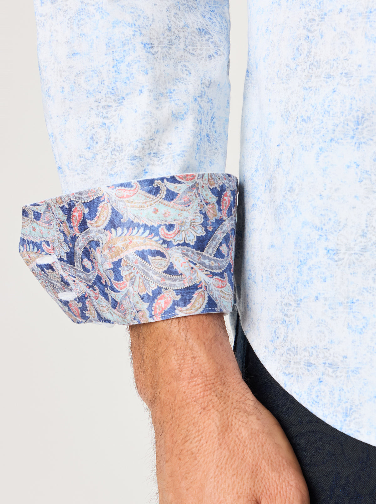 HIMBLETON LONG SLEEVE BUTTON DOWN SHIRT