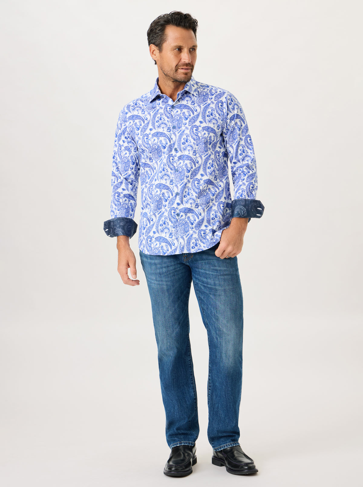 BREWINGTON LONG SLEEVE BUTTON DOWN SHIRT