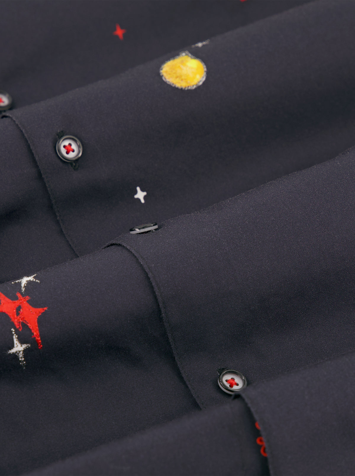 XMAS RIOT LONG SLEEVE BUTTON DOWN SHIRT