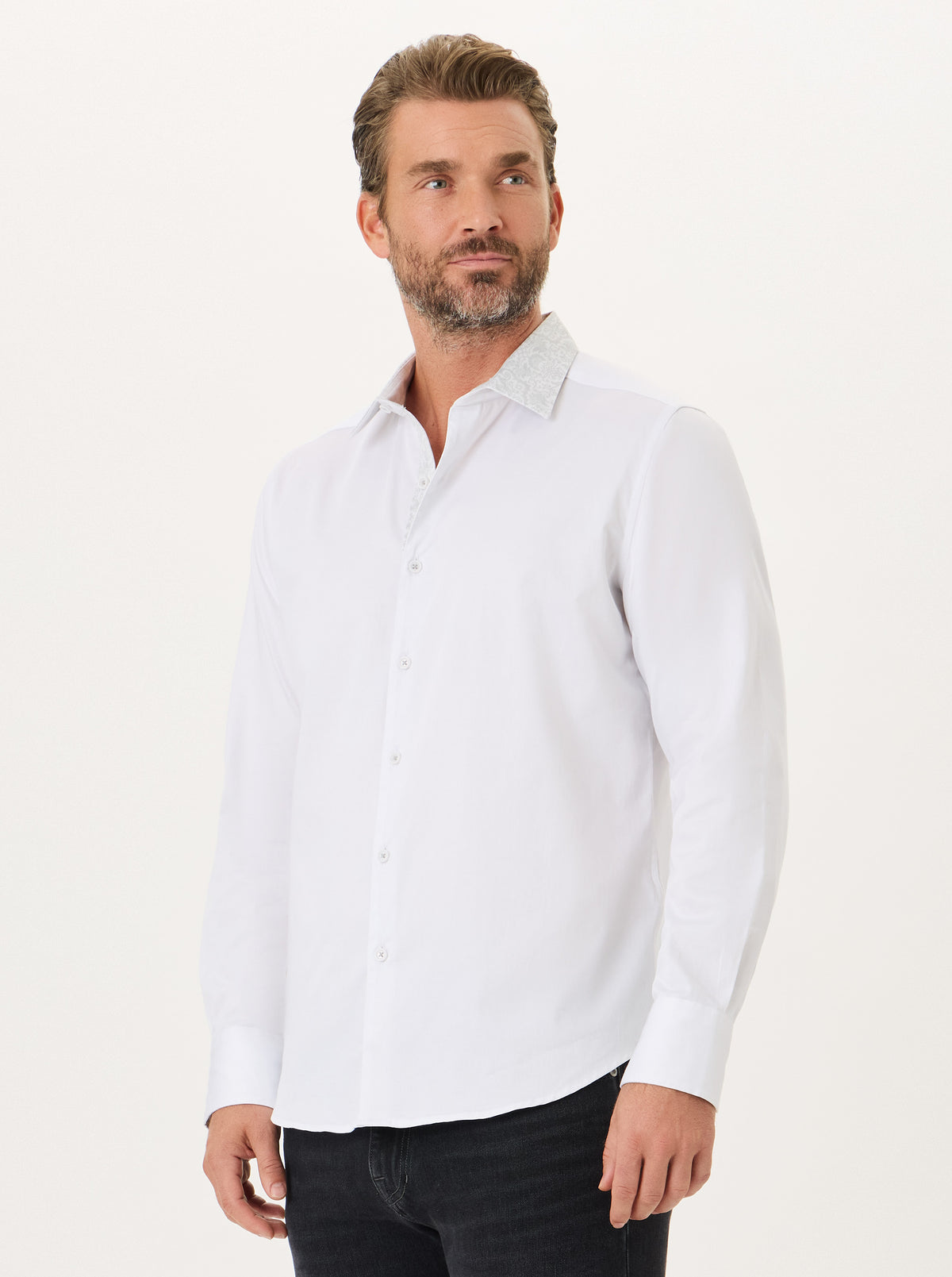 SHEPLEY LONG SLEEVE BUTTON DOWN SHIRT