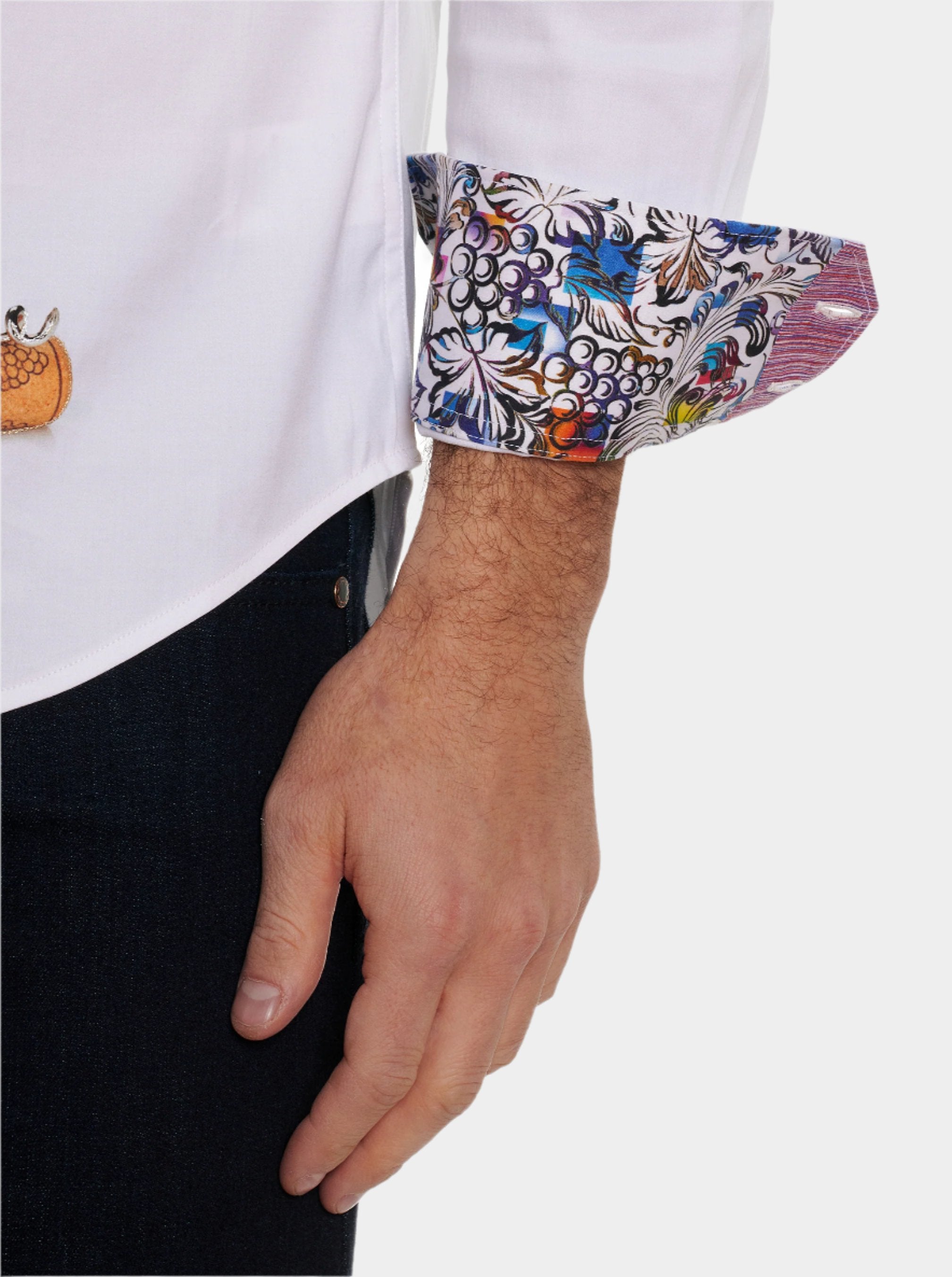 PINOT NOIR 2 LONG SLEEVE BUTTON DOWN SHIRT