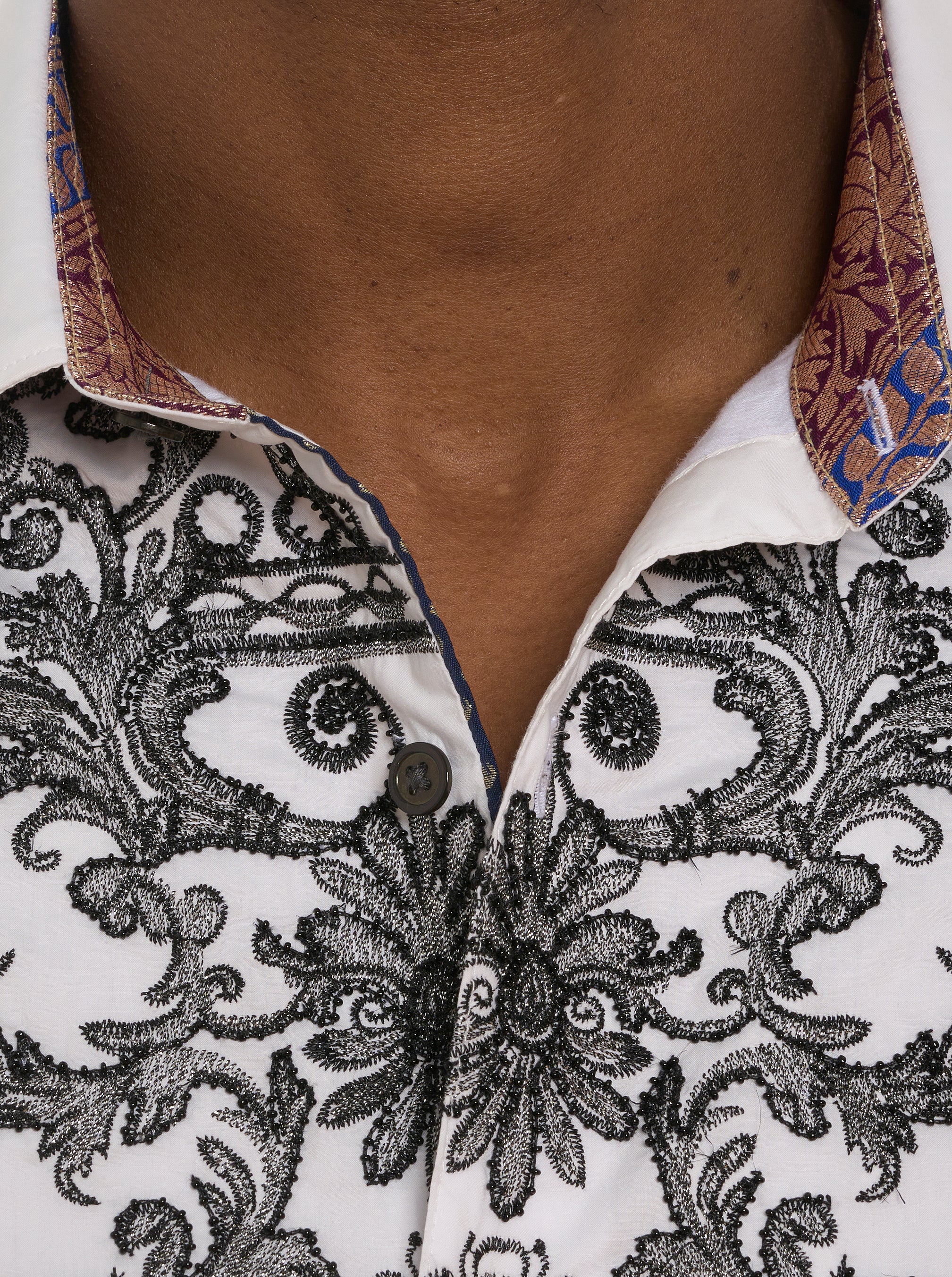LIMITED EDITION THE FINE FILIGREE LONG SLEEVE BUTTON DOWN SHIRT