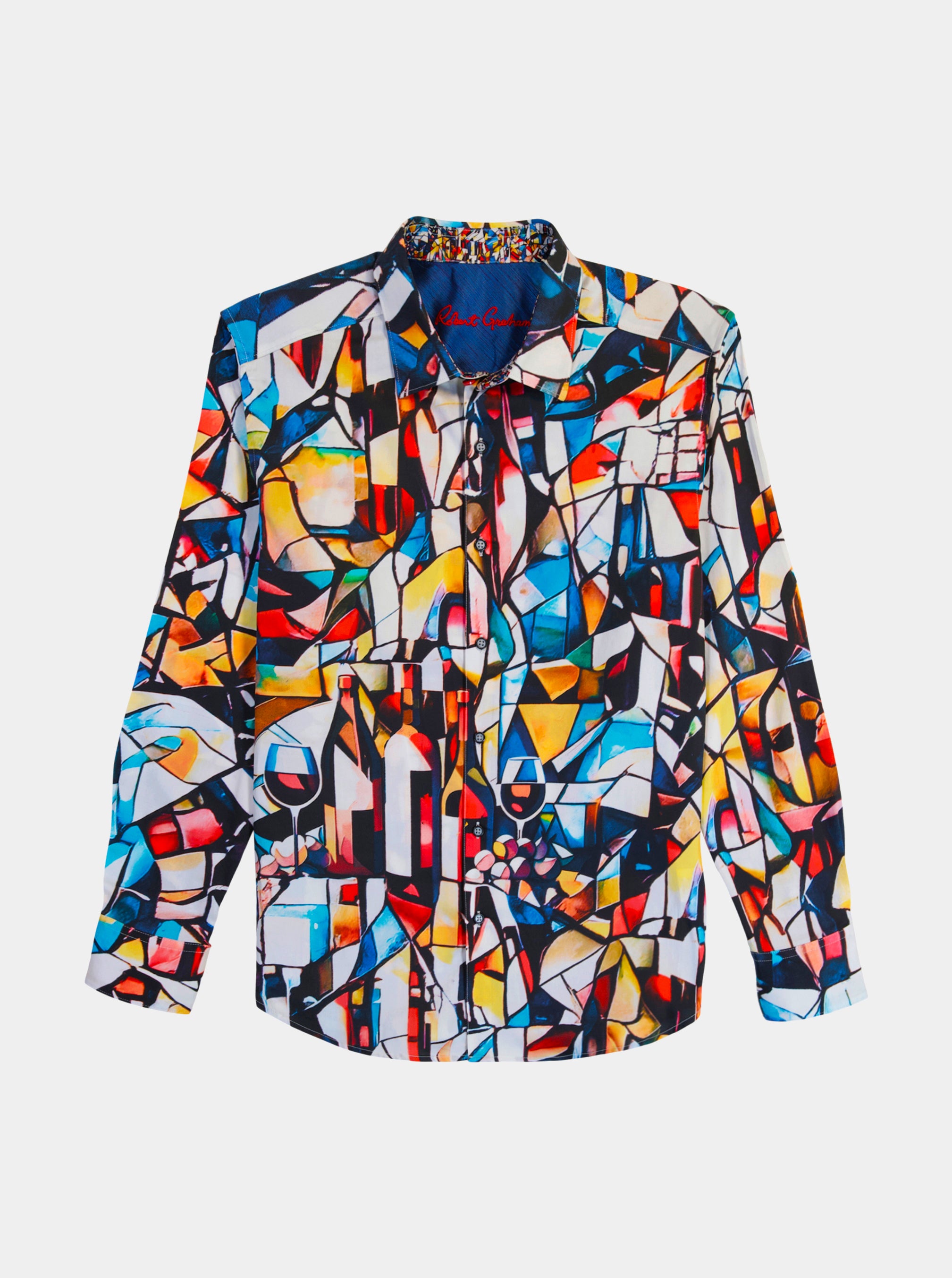 MOSAIC MIXER LONG SLEEVE BUTTON DOWN SHIRT