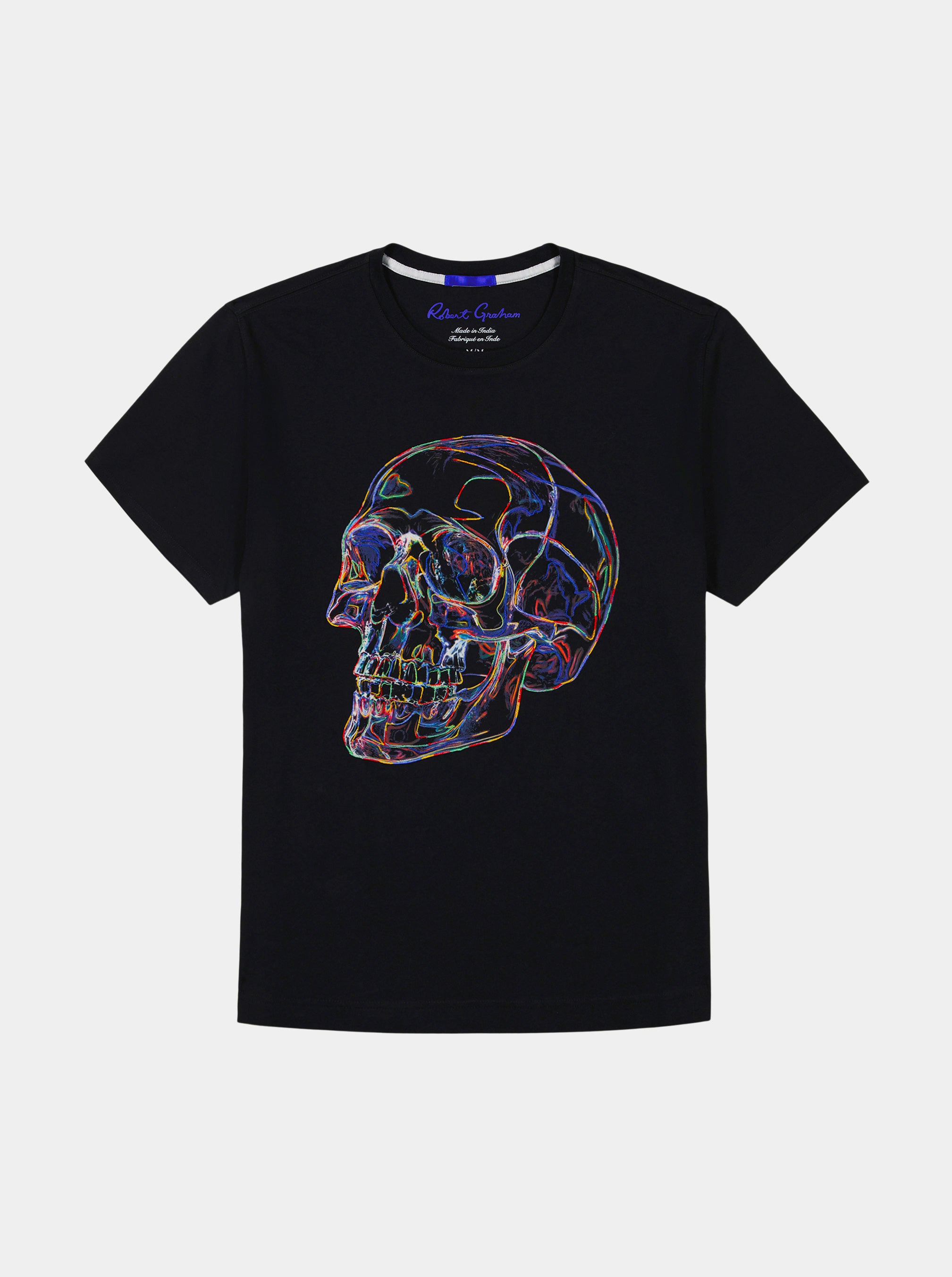 GLOWING SKULL SHORT SLEEVE T-SHIRT