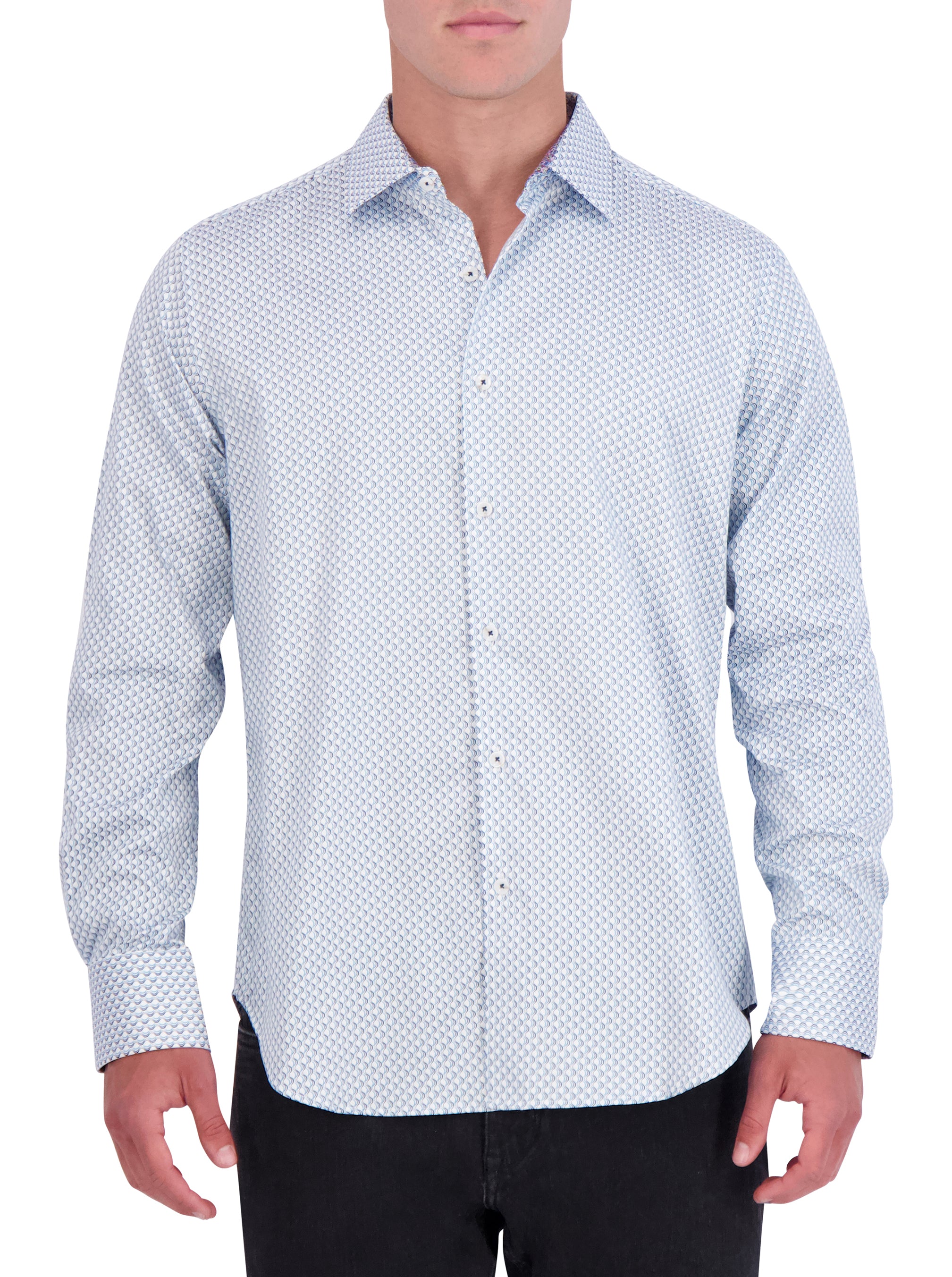 SHELTON LONG SLEEVE BUTTON DOWN SHIRT