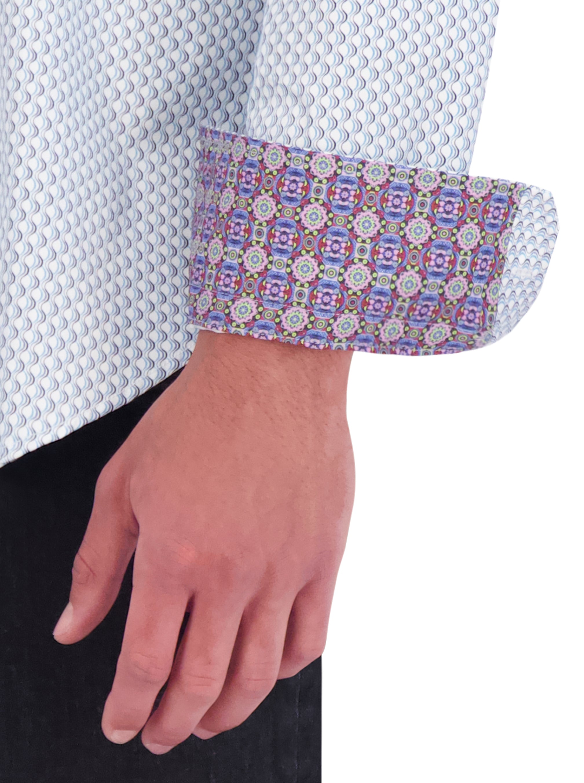 SHELTON LONG SLEEVE BUTTON DOWN SHIRT