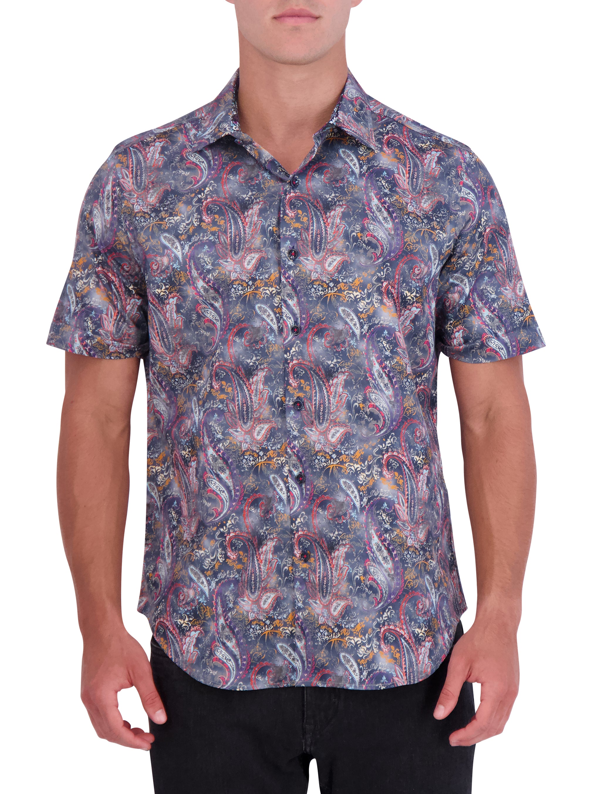 OBION SHORT SLEEVE BUTTON DOWN SHIRT