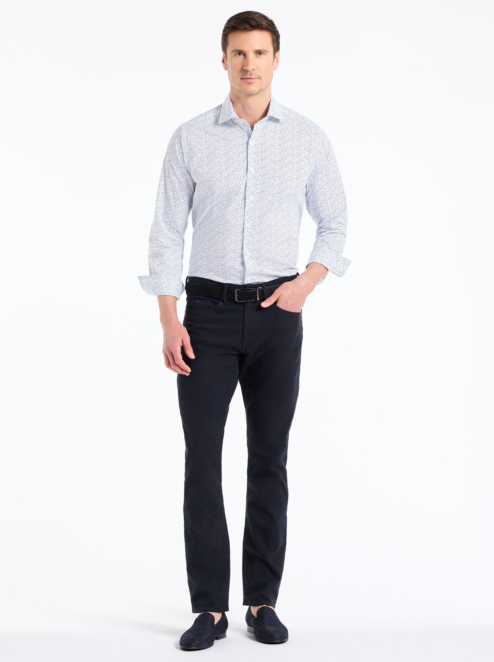 HART LONG SLEEVE BUTTON DOWN SHIRT