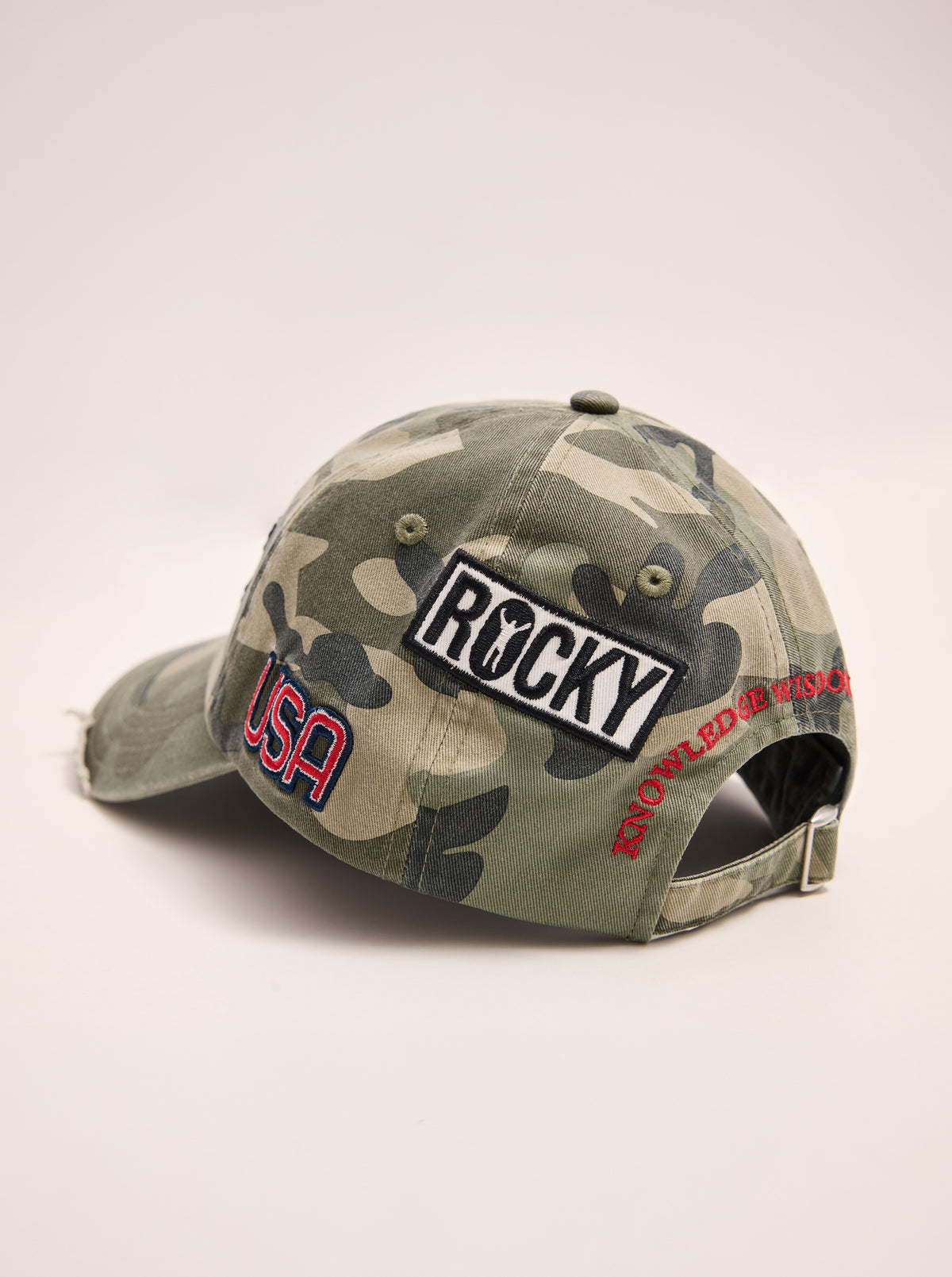 ROCKY 50TH X ROBERT GRAHAM CAMO PATCH BASEBALL HAT