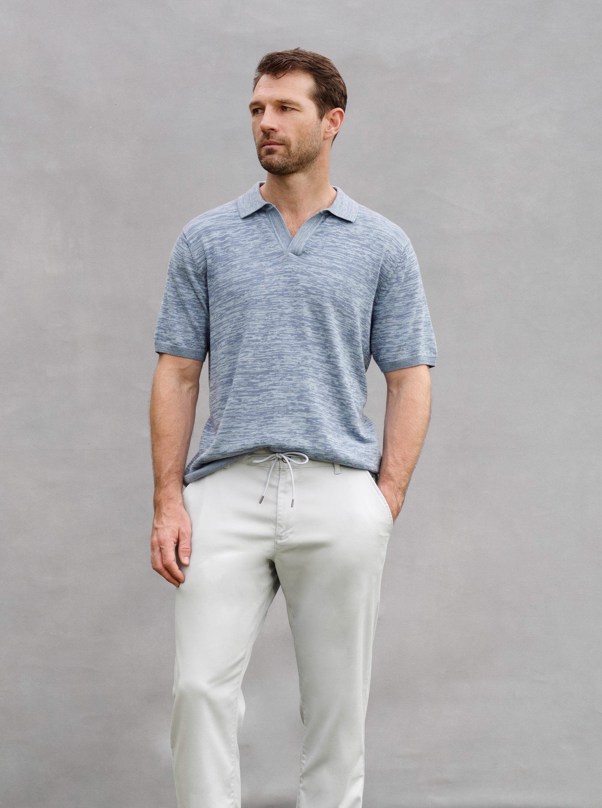 RAYDON SHORT SLEEVE SWEATER