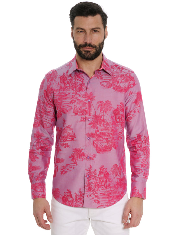 LIMITED EDITION ENDLESS DREAMS LONG SLEEVE BUTTON DOWN SHIRT