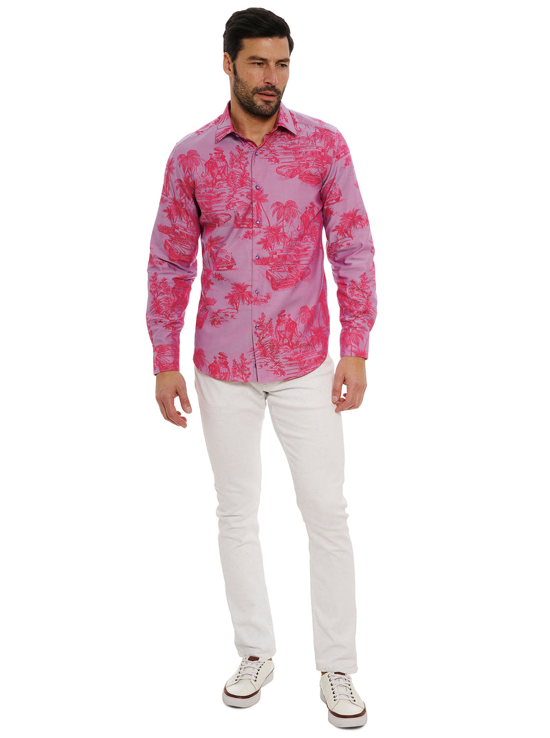 LIMITED EDITION ENDLESS DREAMS LONG SLEEVE BUTTON DOWN SHIRT