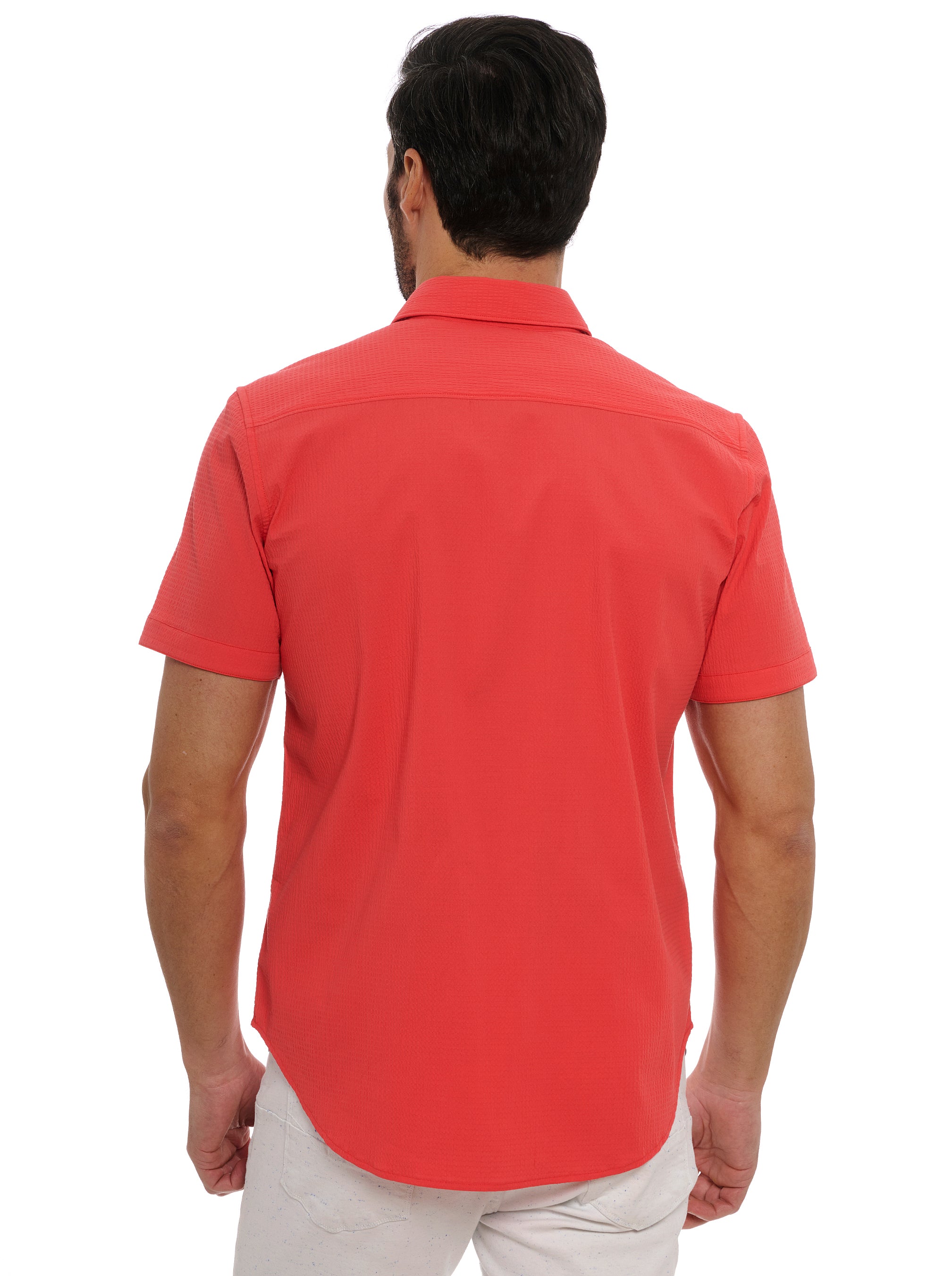 SHARK BITE 2 SHORT SLEEVE BUTTON DOWN SHIRT