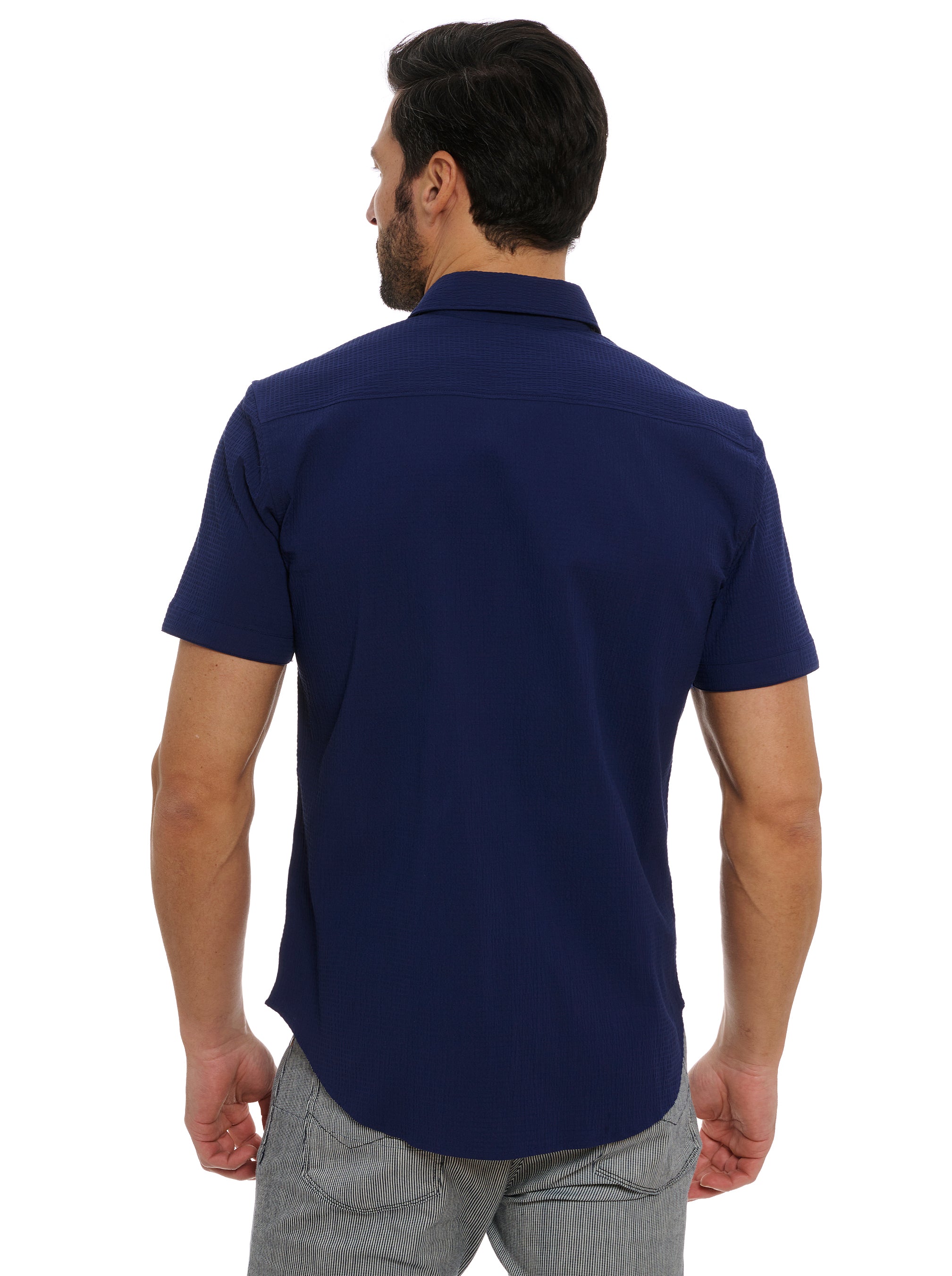 SHARK BITE 2 SHORT SLEEVE BUTTON DOWN SHIRT