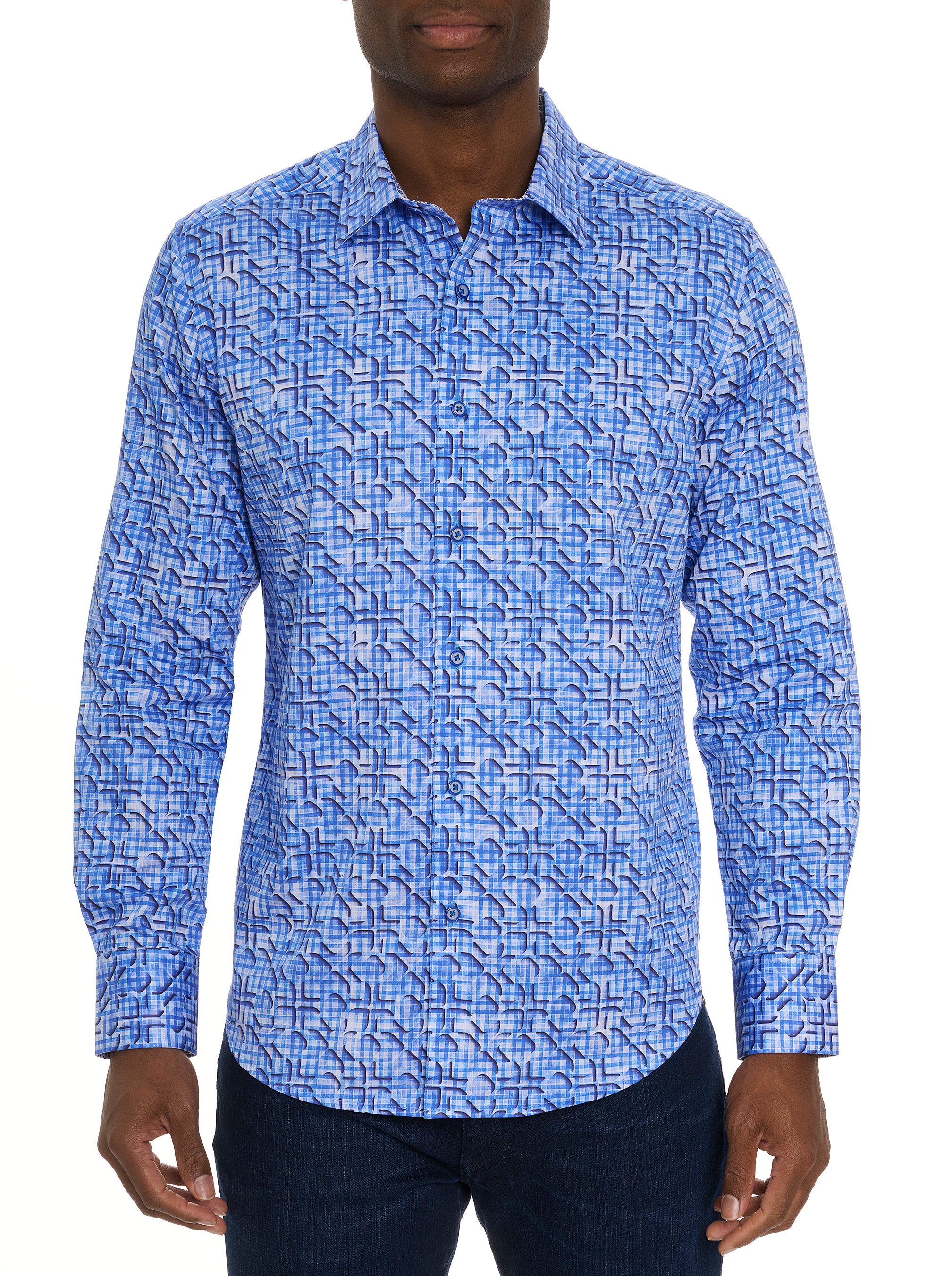 SPEEDMAN LONG SLEEVE BUTTON DOWN SHIRT