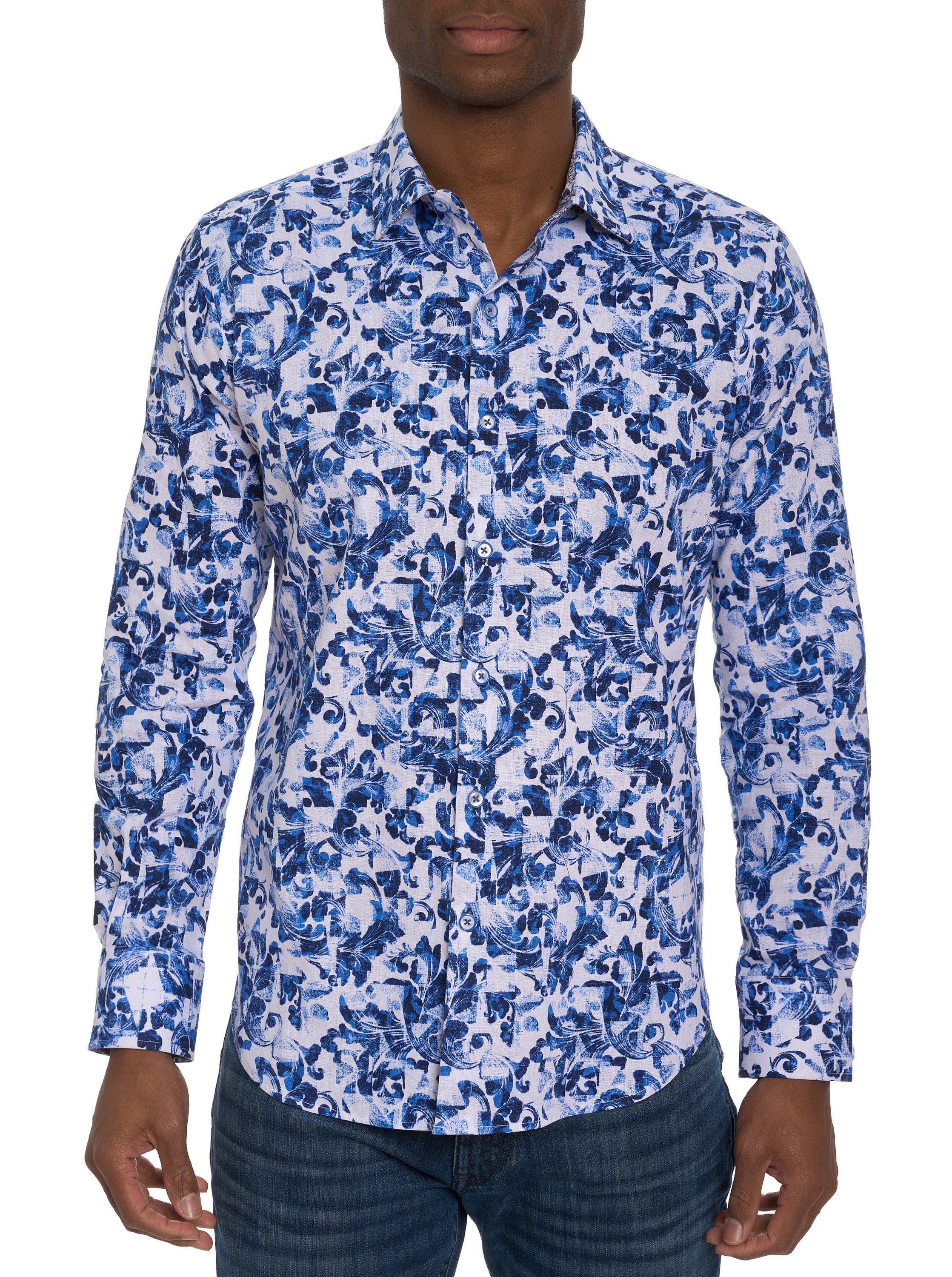 PICKENS LONG SLEEVE BUTTON DOWN SHIRT