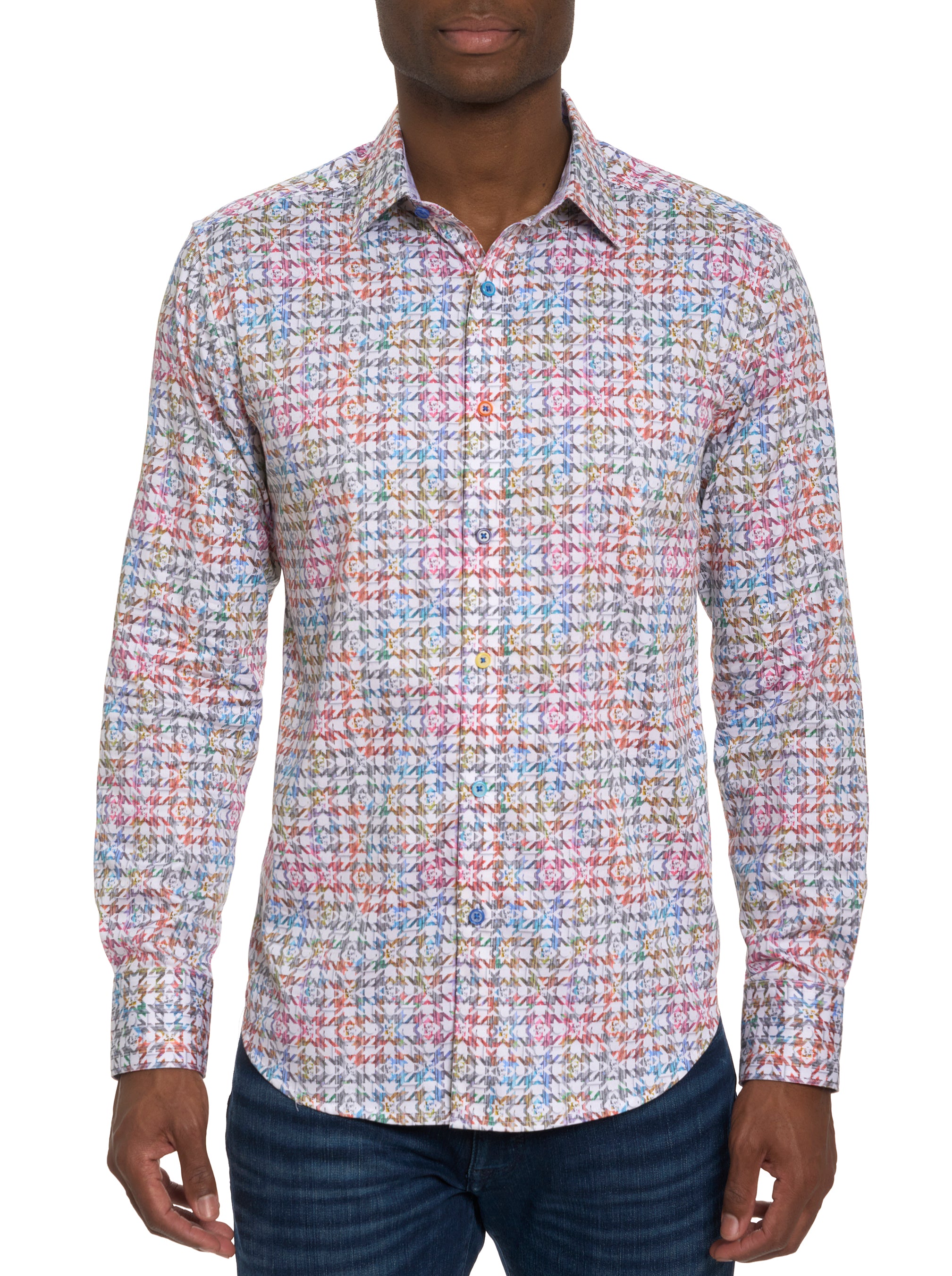 SEVEN HILLS LONG SLEEVE BUTTON DOWN SHIRT