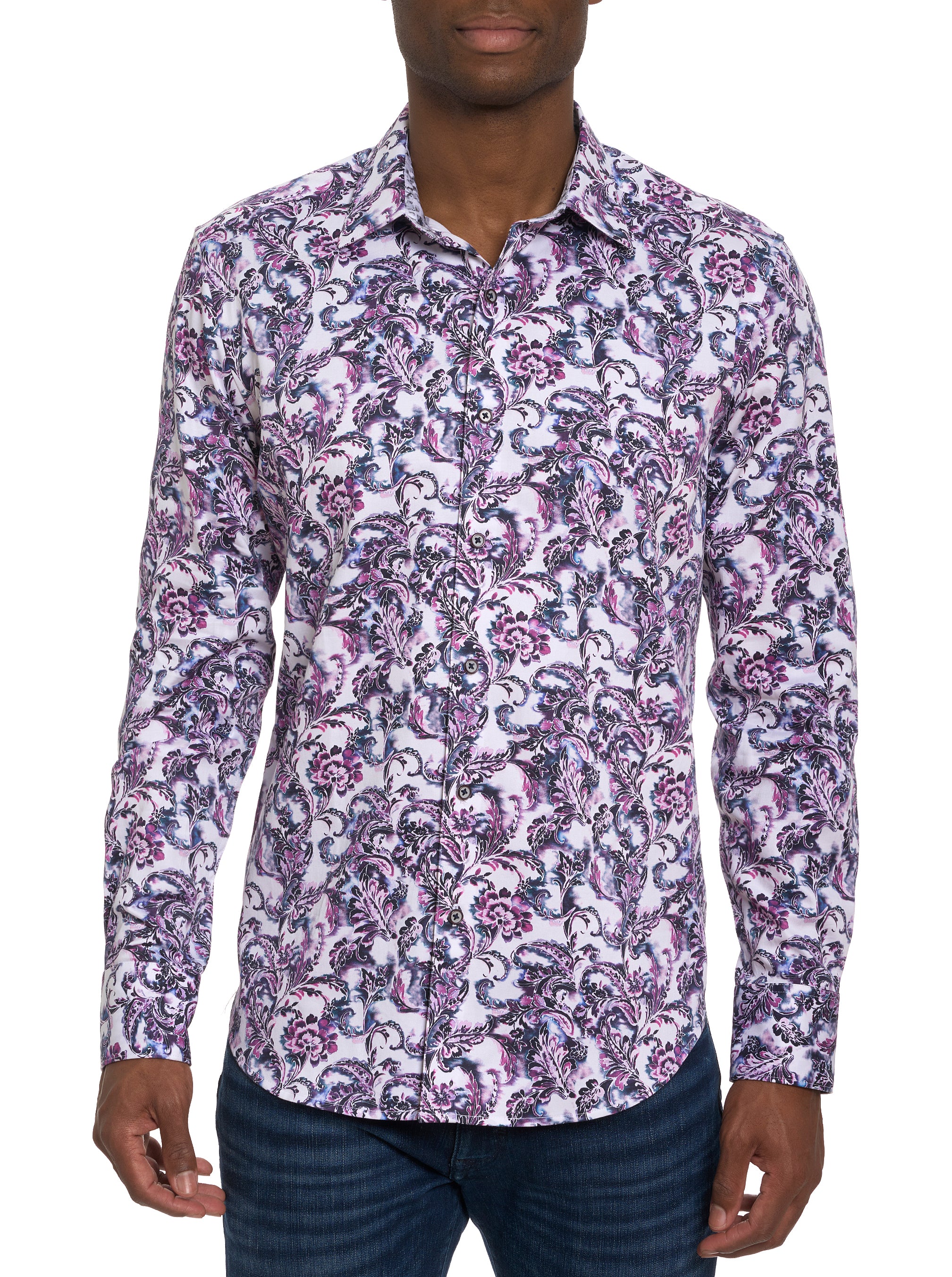CICCIO LONG SLEEVE BUTTON DOWN SHIRT