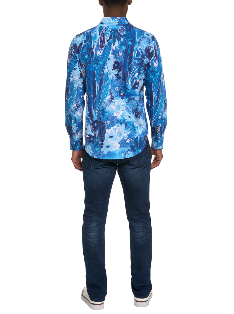LIMITED EDITION FLORAL ESCAPE LONG SLEEVE SHIRT TALL