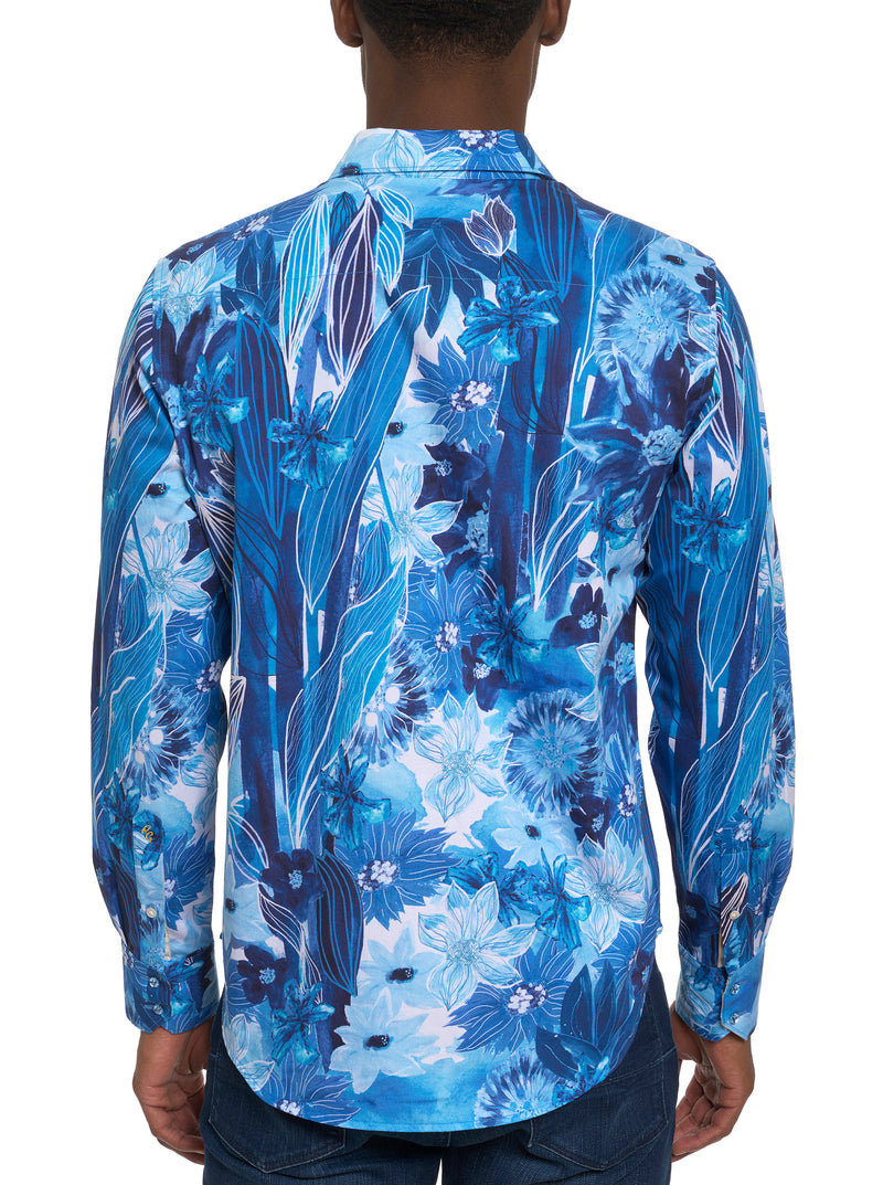 LIMITED EDITION FLORAL ESCAPE LONG SLEEVE SHIRT TALL