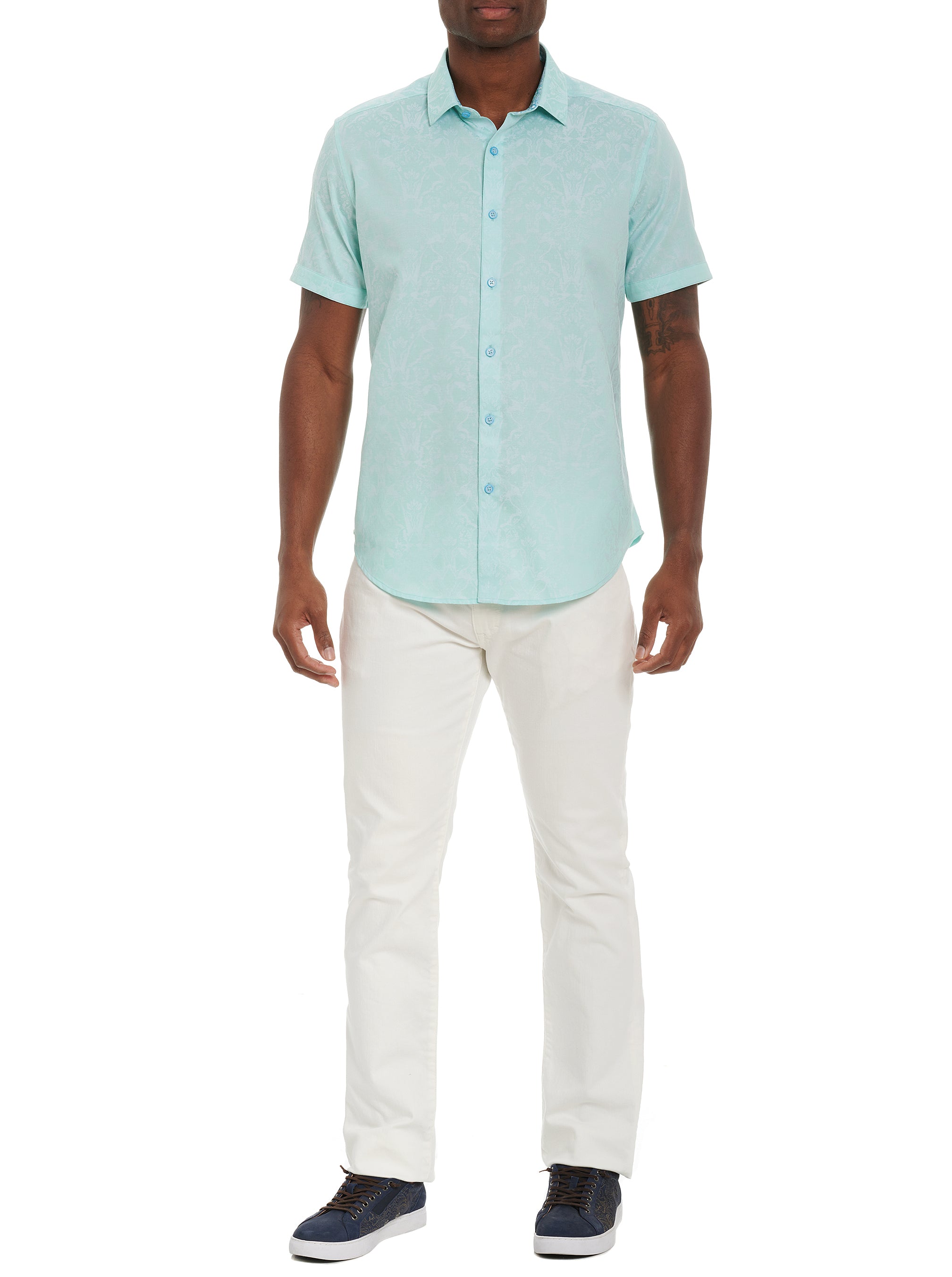 HIGHLAND SHORT SLEEVE BUTTON DOWN SHIRT