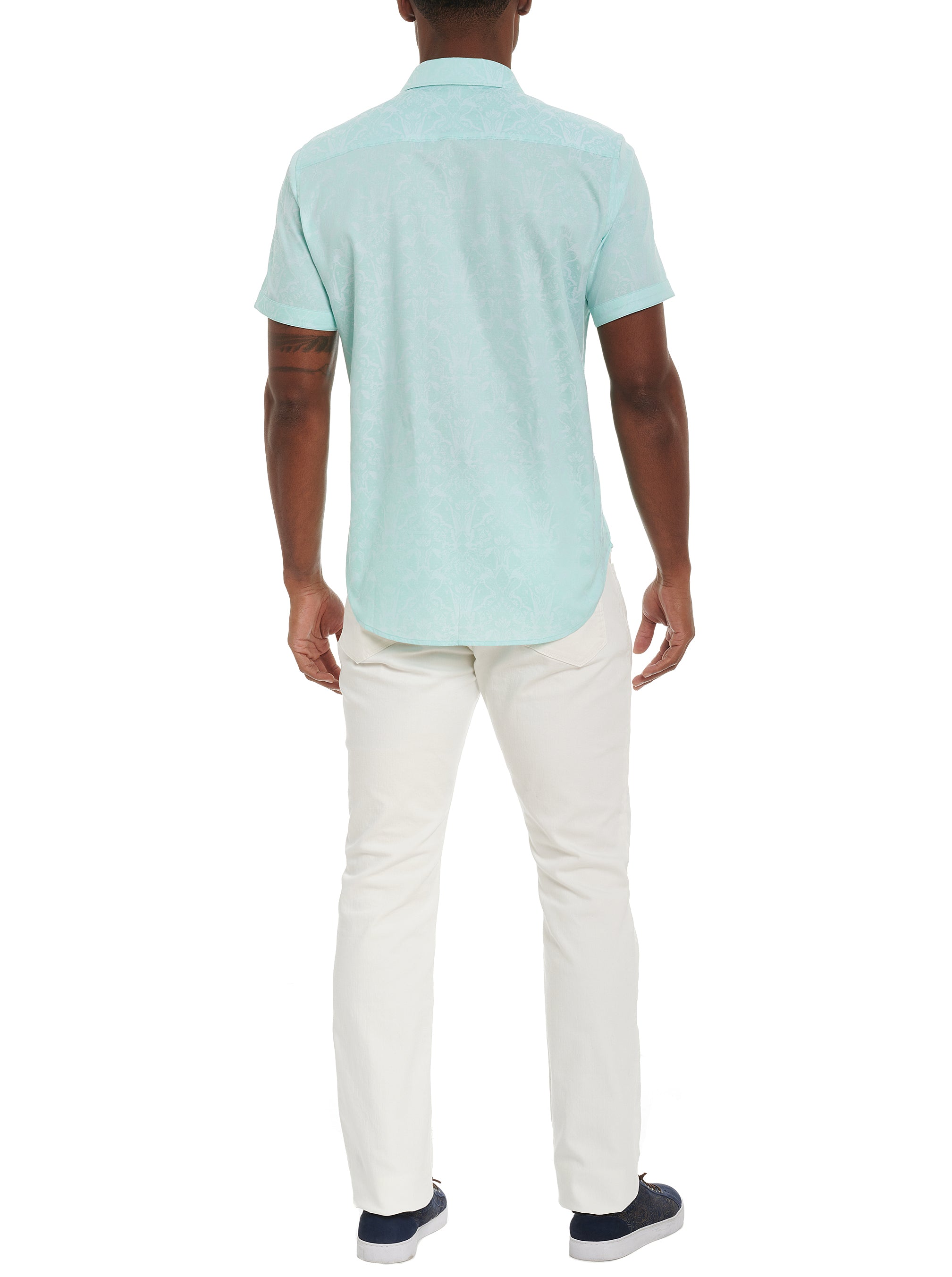 HIGHLAND SHORT SLEEVE BUTTON DOWN SHIRT