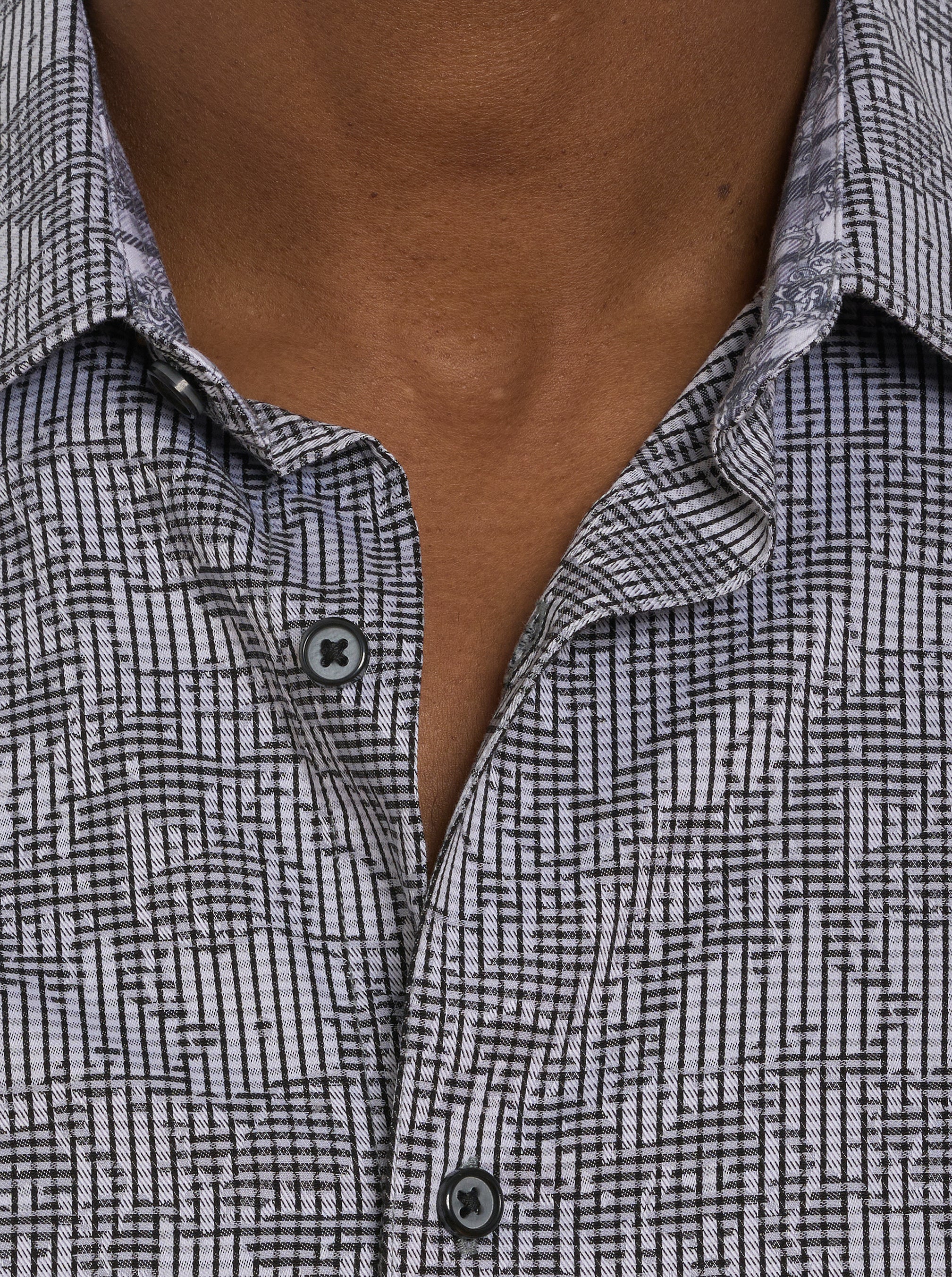 ELECTRIC SLIDE LONG SLEEVE BUTTON DOWN SHIRT
