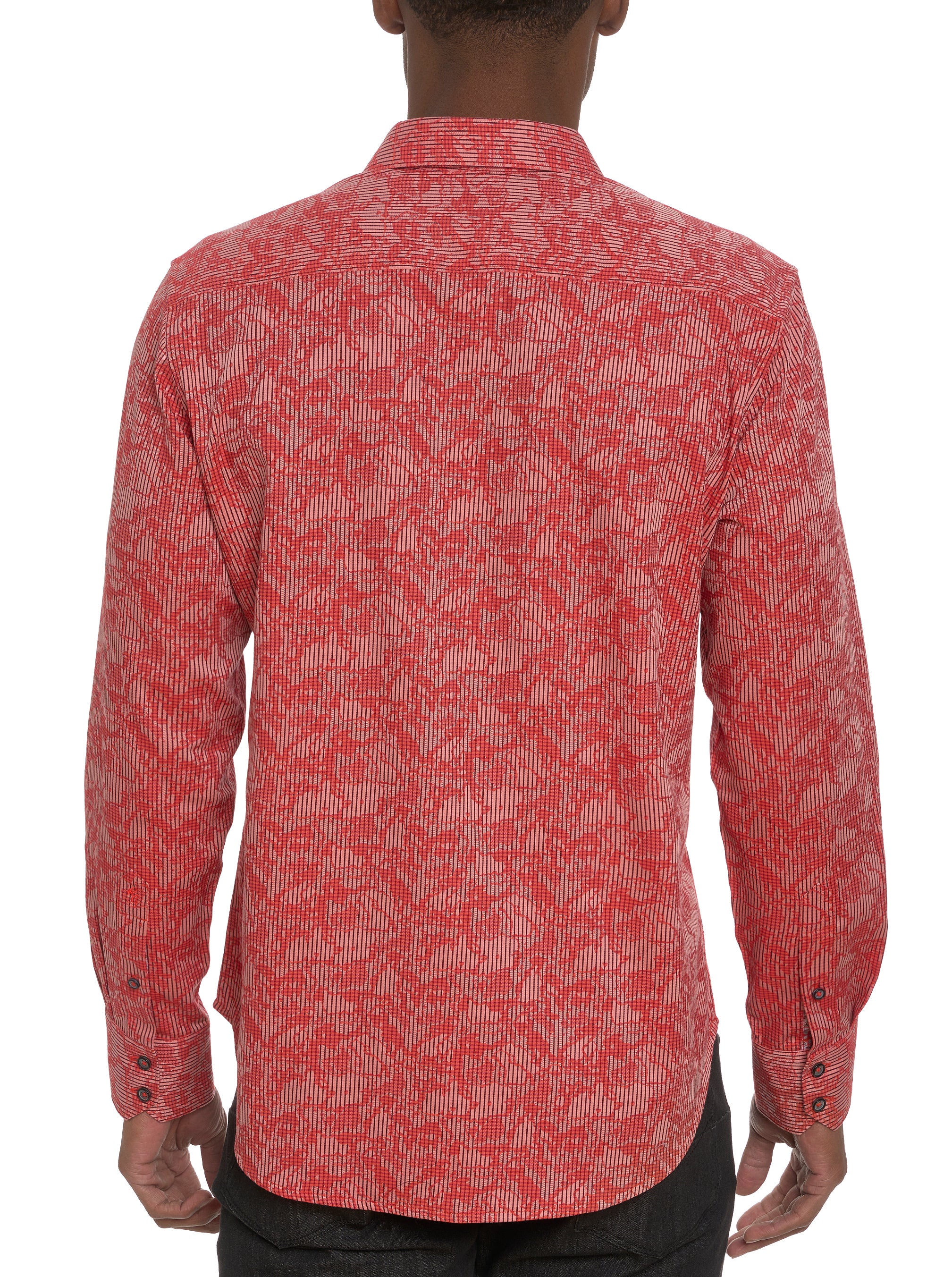 ELECTRIC SLIDE LONG SLEEVE BUTTON DOWN SHIRT